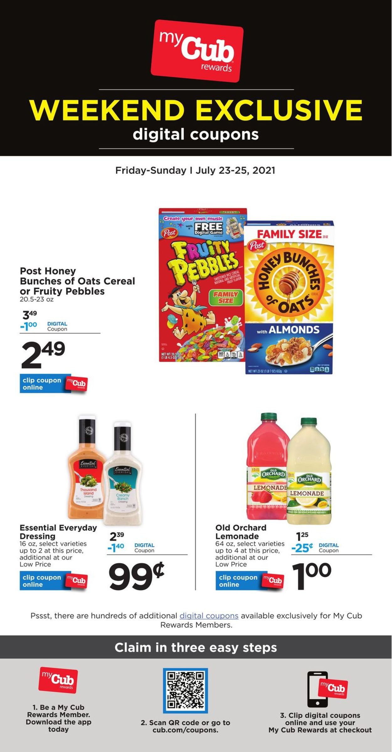 Cub Foods Ad from 07/23/2021