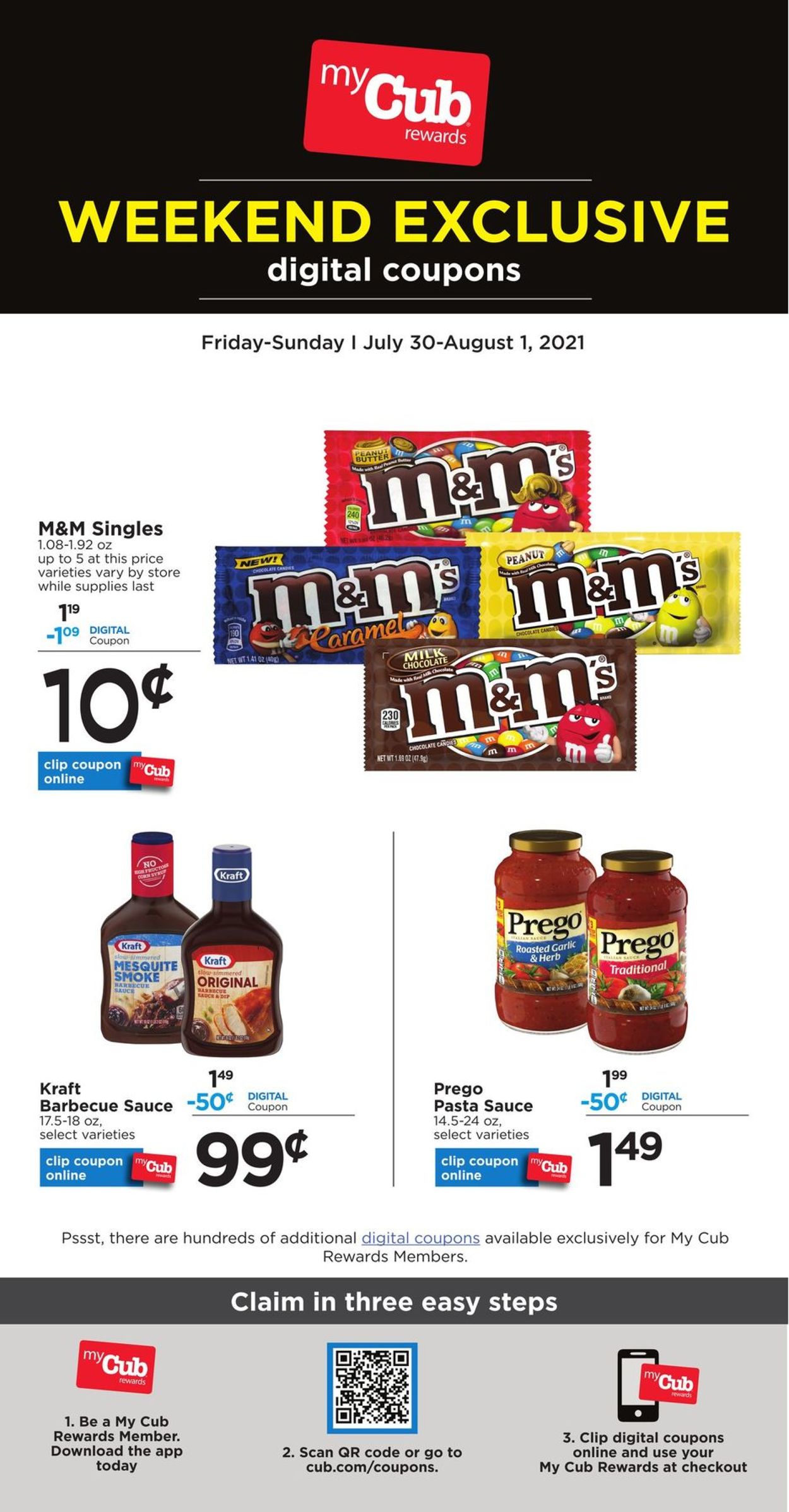Cub Foods Ad from 07/30/2021