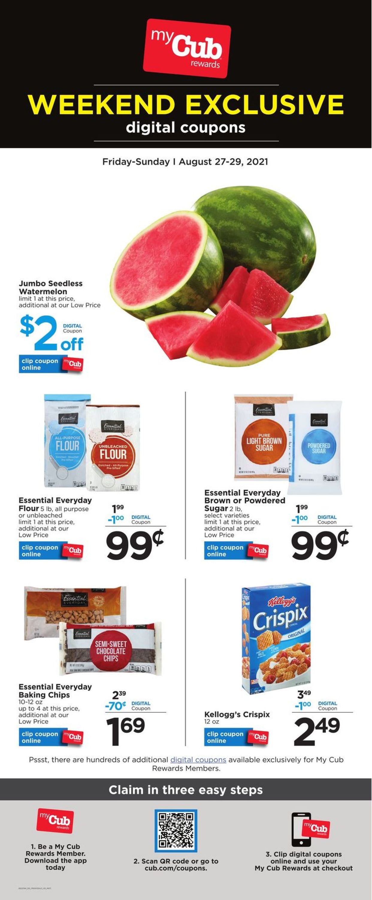 Cub Foods Ad from 08/27/2021