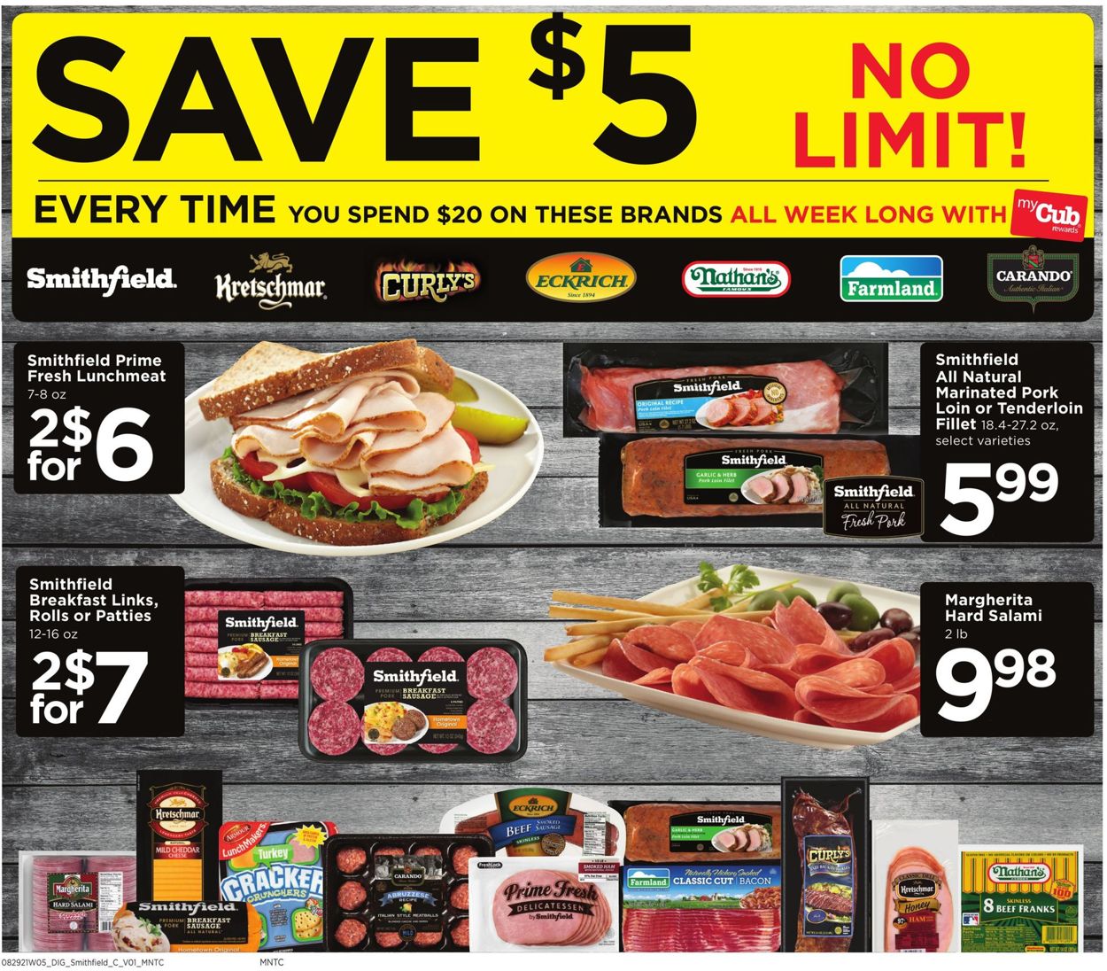 Cub Foods Ad from 08/29/2021
