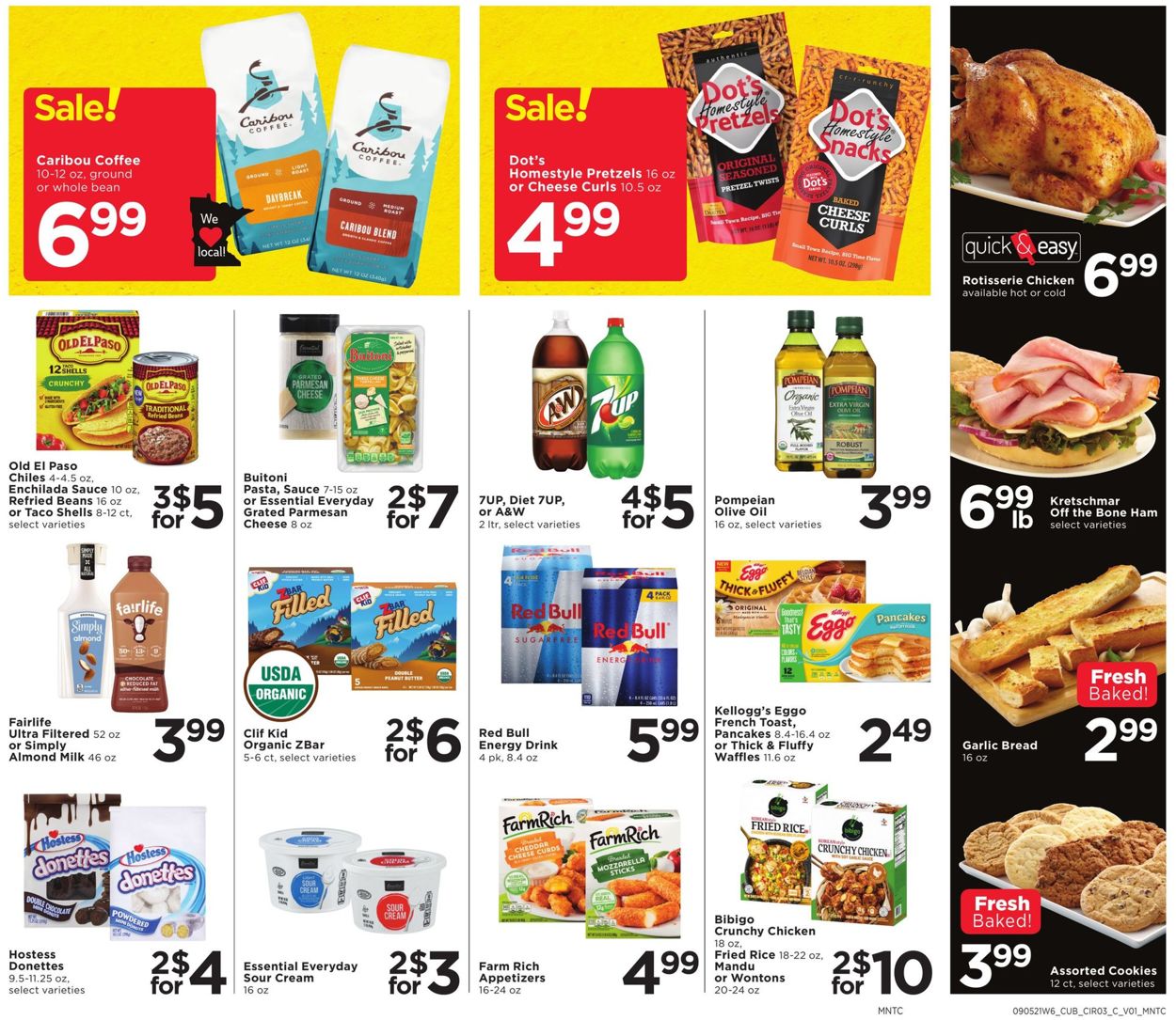 Cub Foods Ad from 09/05/2021