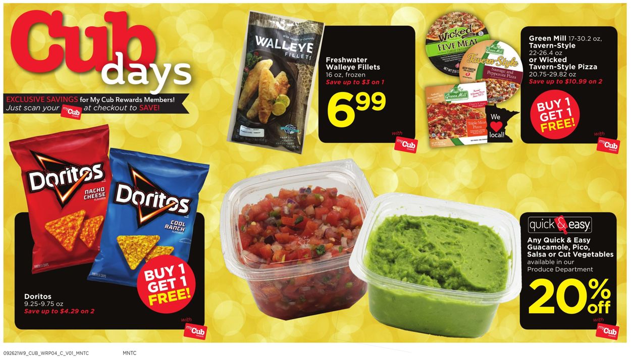Cub Foods Ad from 09/26/2021