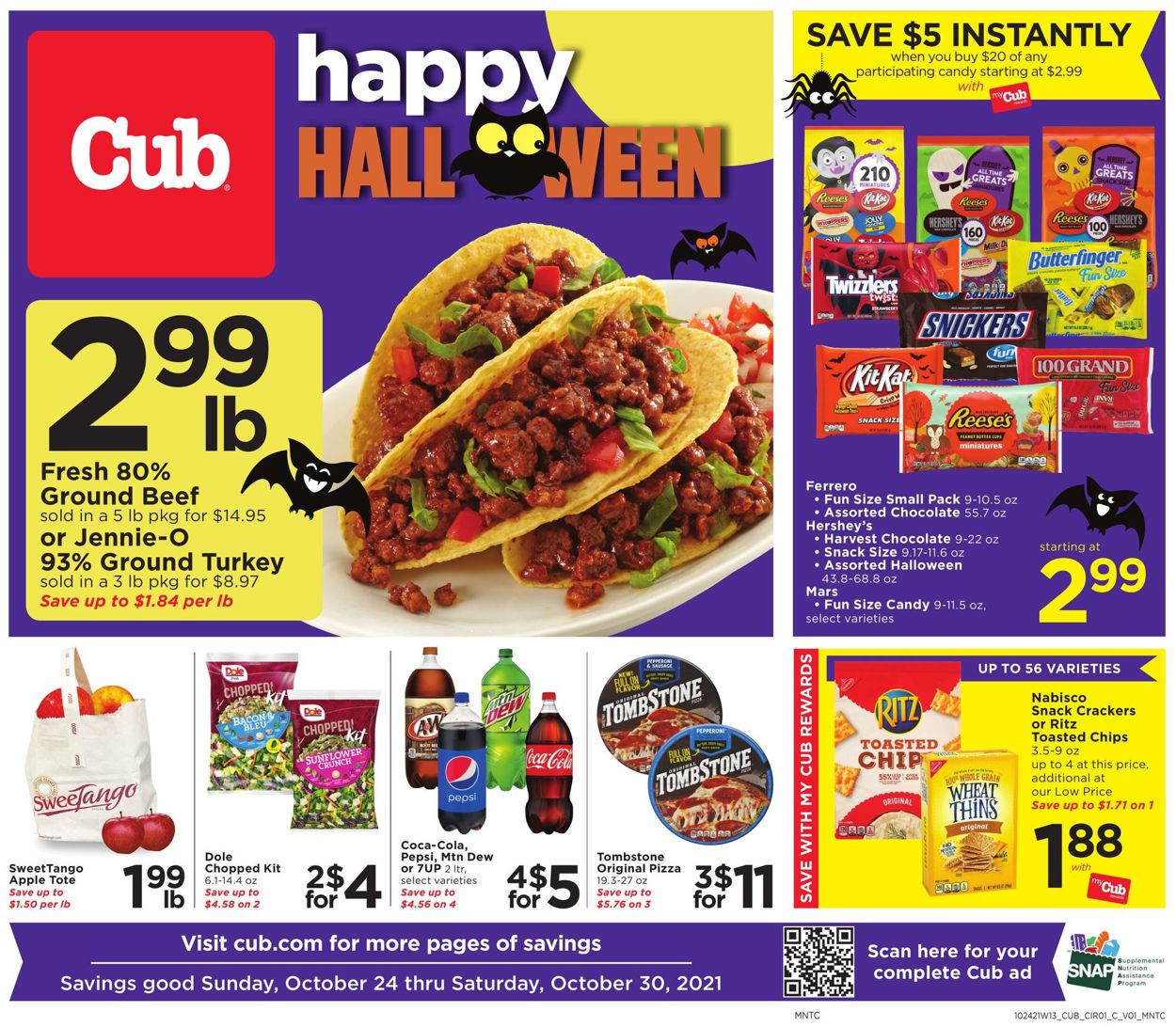 Cub Foods Ad from 10/24/2021