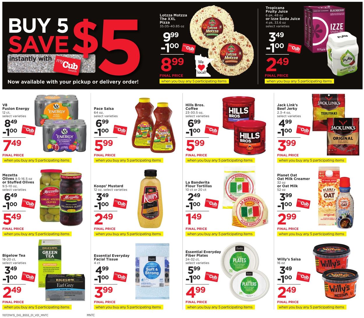 Cub Foods Ad from 11/07/2021