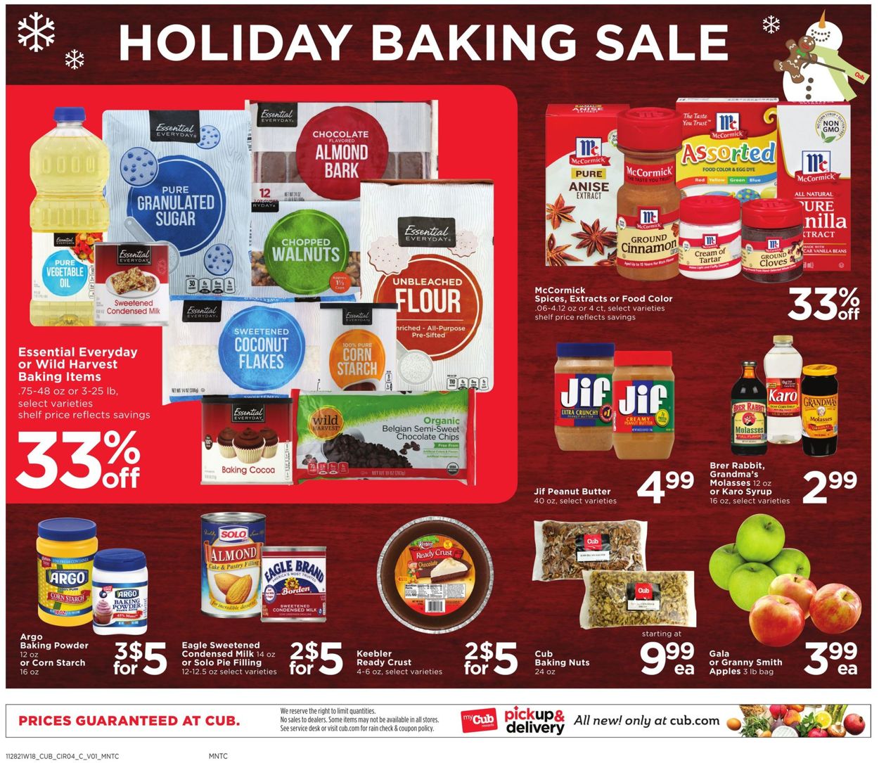 Cub Foods Ad from 11/28/2021
