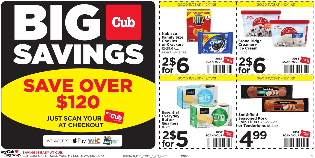 Cub Foods Ad from 11/28/2021