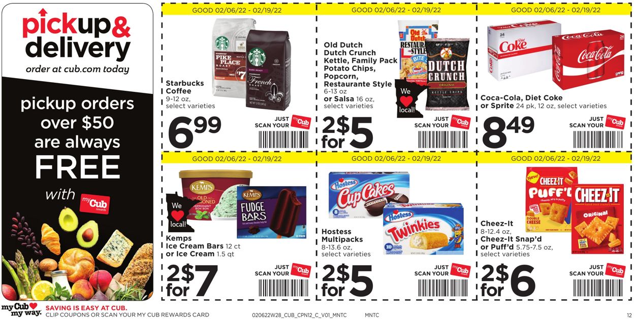 Cub Foods Ad from 02/06/2022