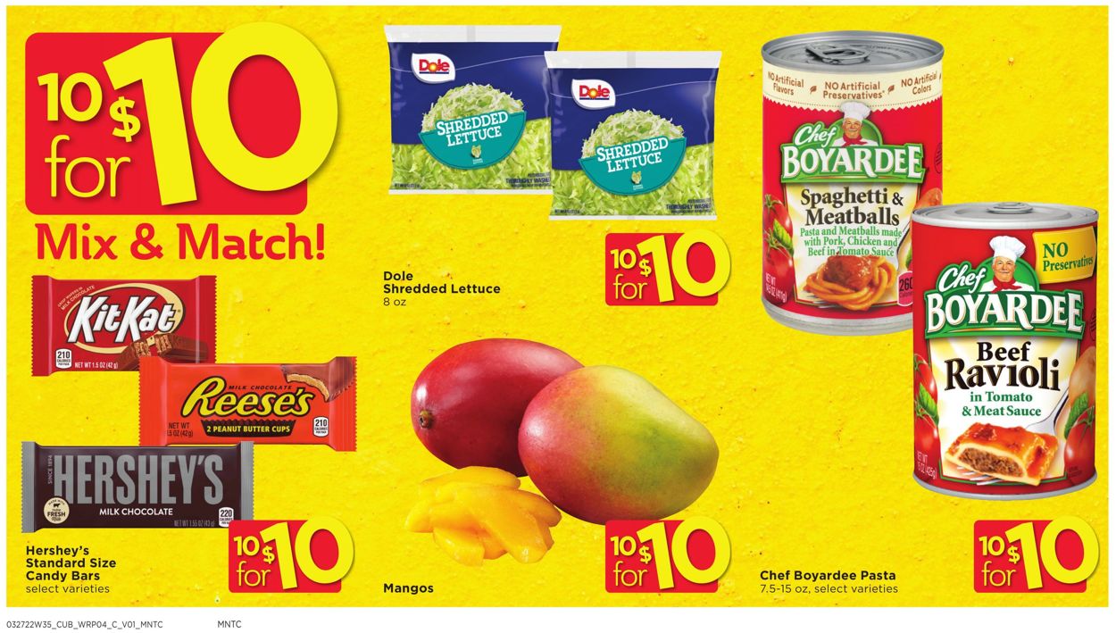 Cub Foods Ad from 03/27/2022