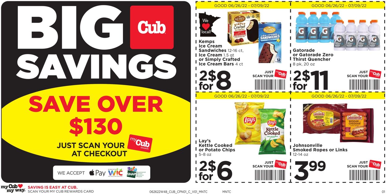 Cub Foods Ad from 06/26/2022