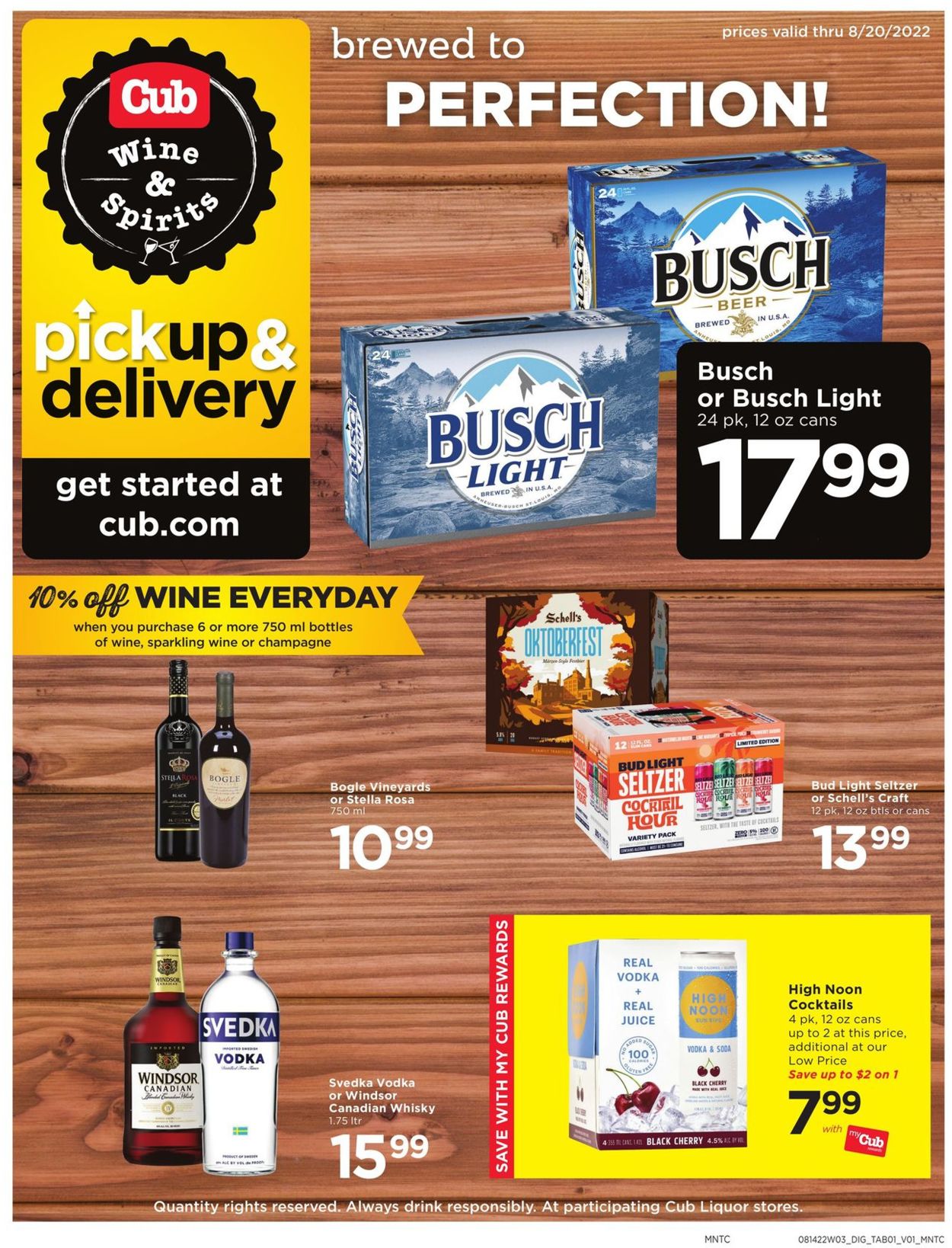 Cub Foods Ad from 08/14/2022