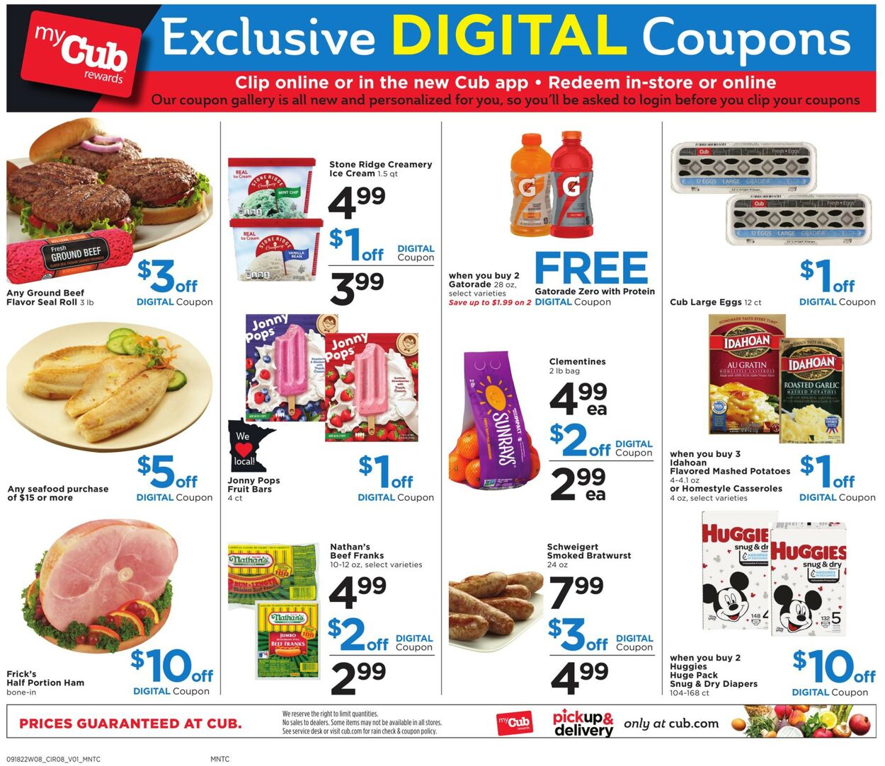 Cub Foods Ad from 09/18/2022