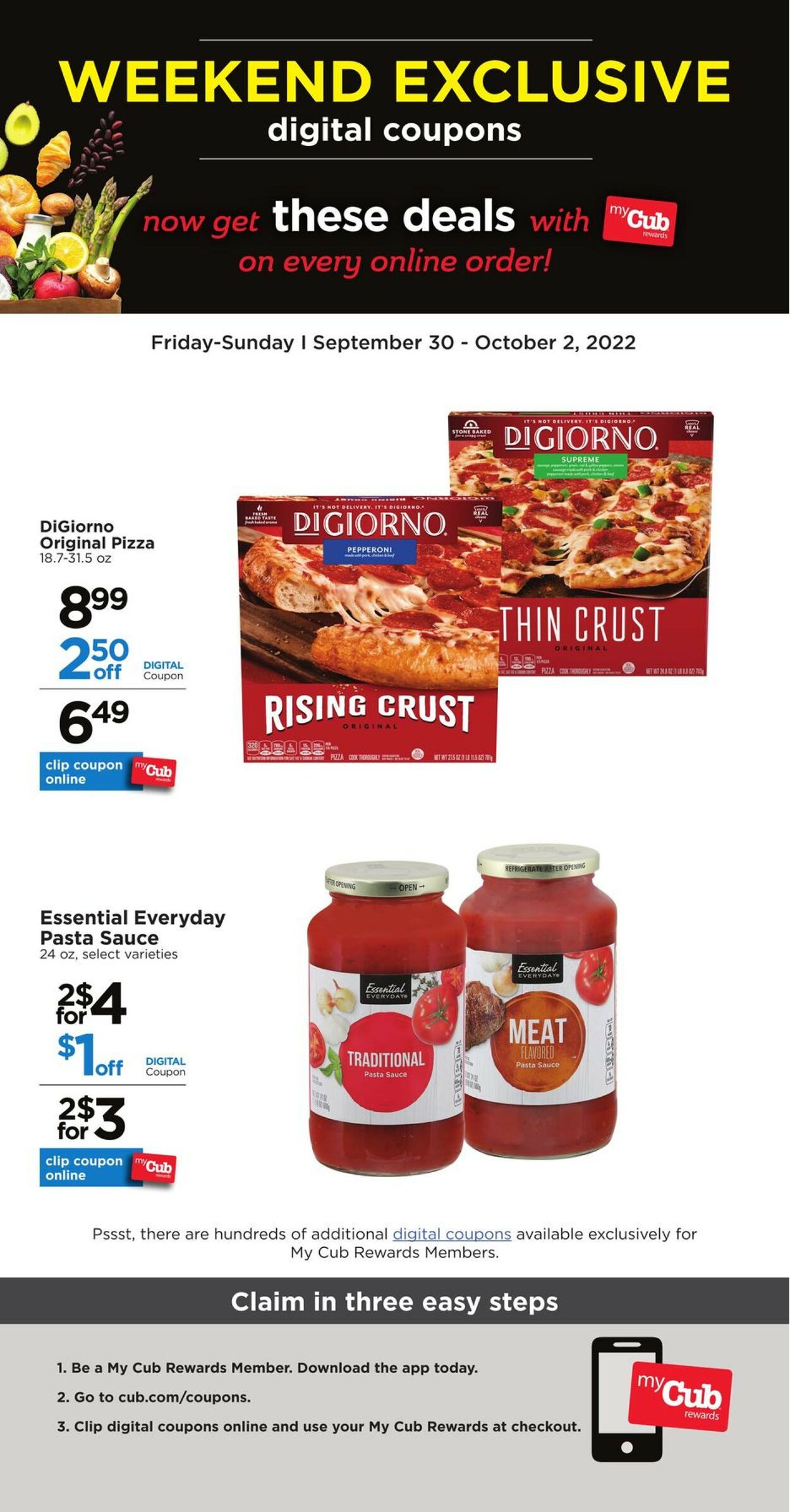 Cub Foods Ad from 09/30/2022