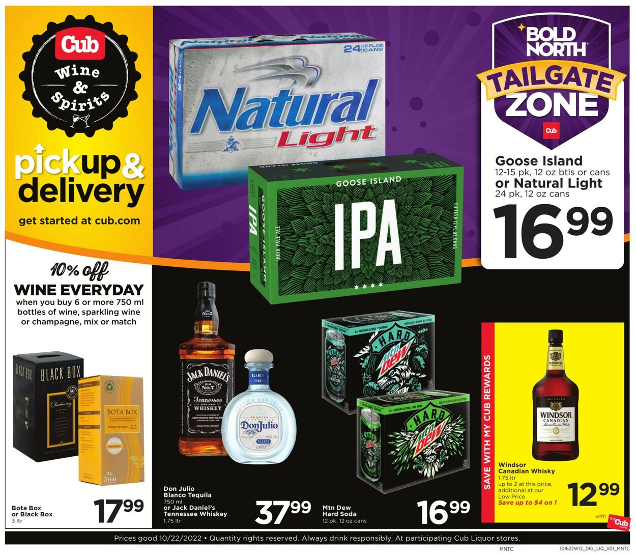 Cub Foods Ad from 10/16/2022