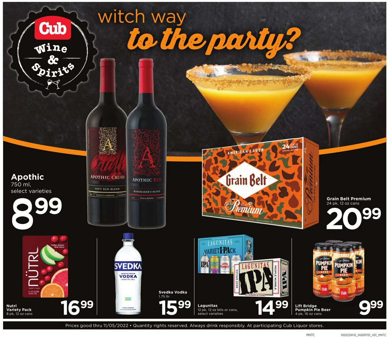 Cub Foods Ad from 10/16/2022