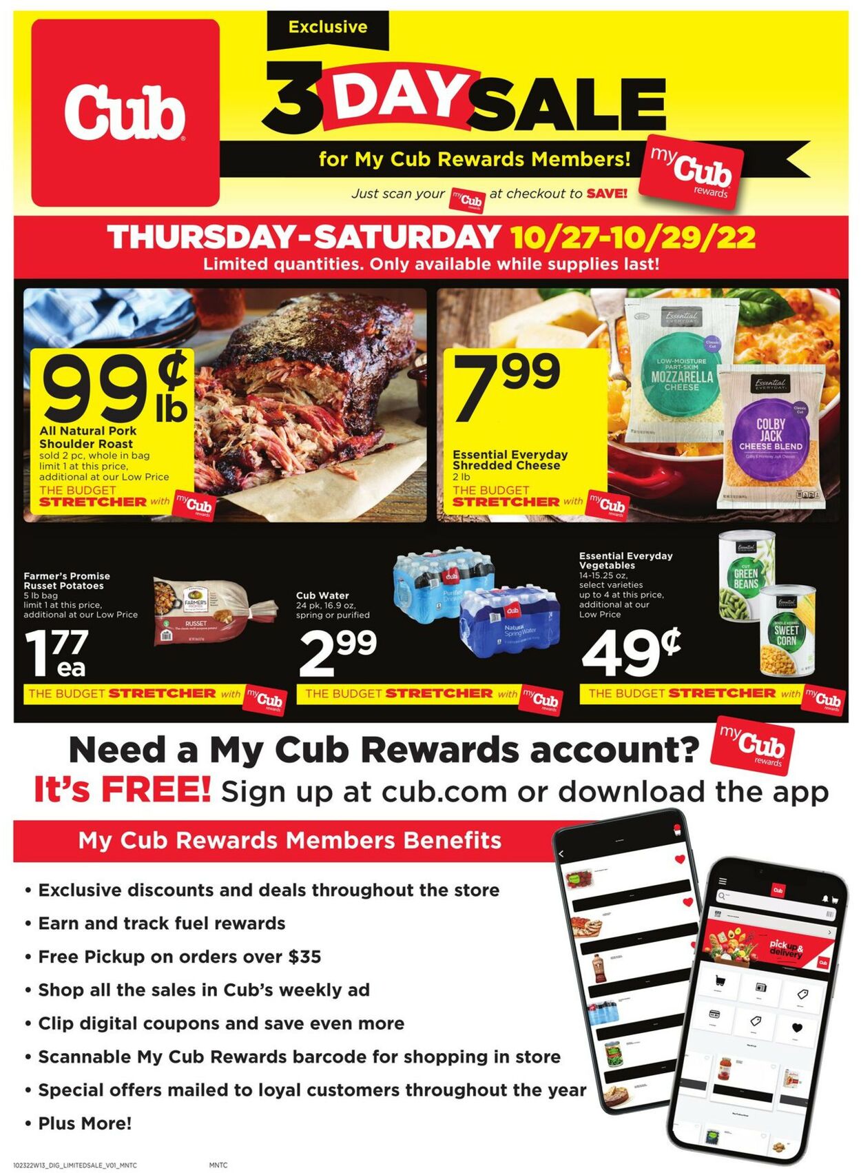 Cub Foods Ad from 10/23/2022
