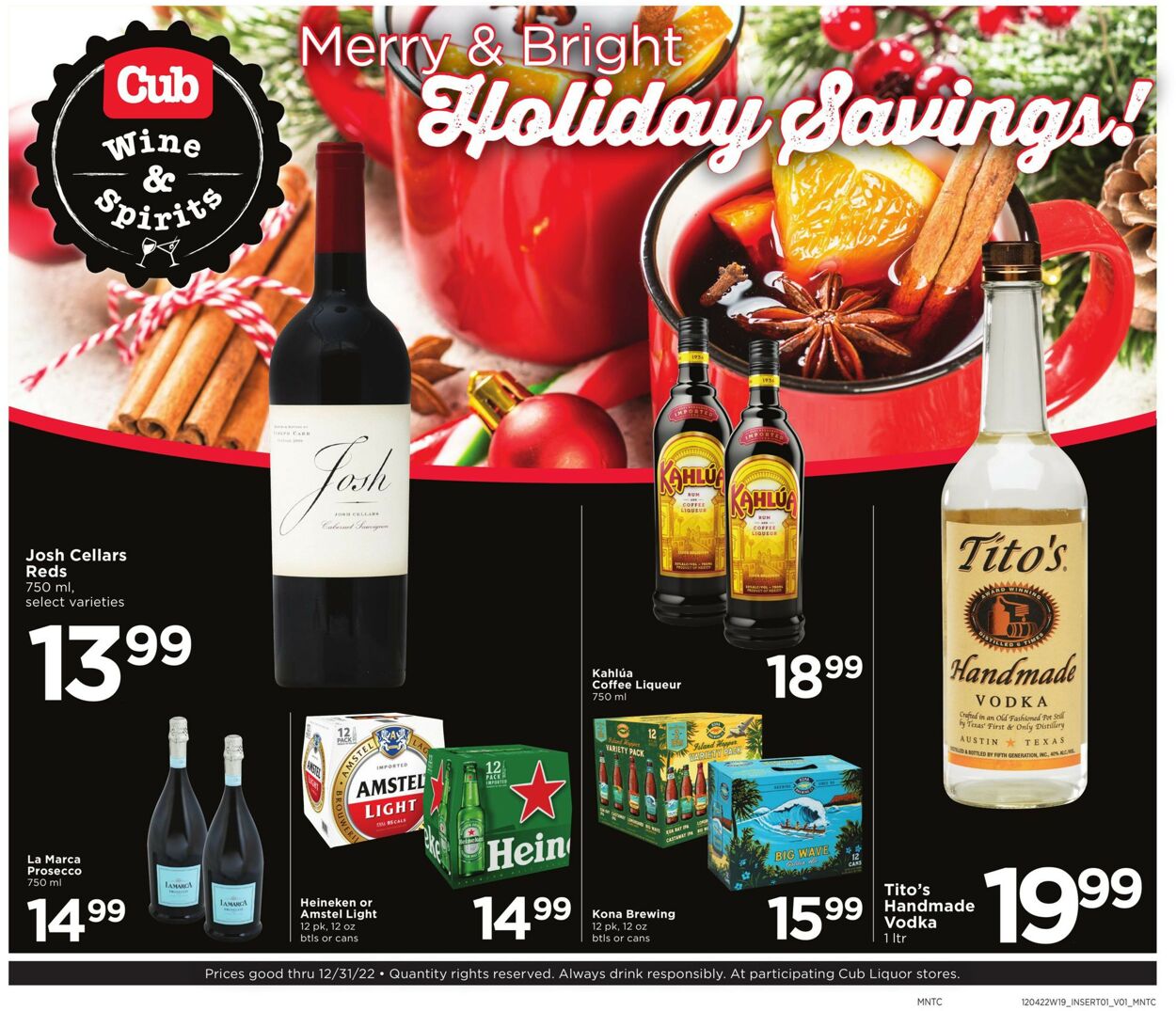 Cub Foods Ad from 12/18/2022