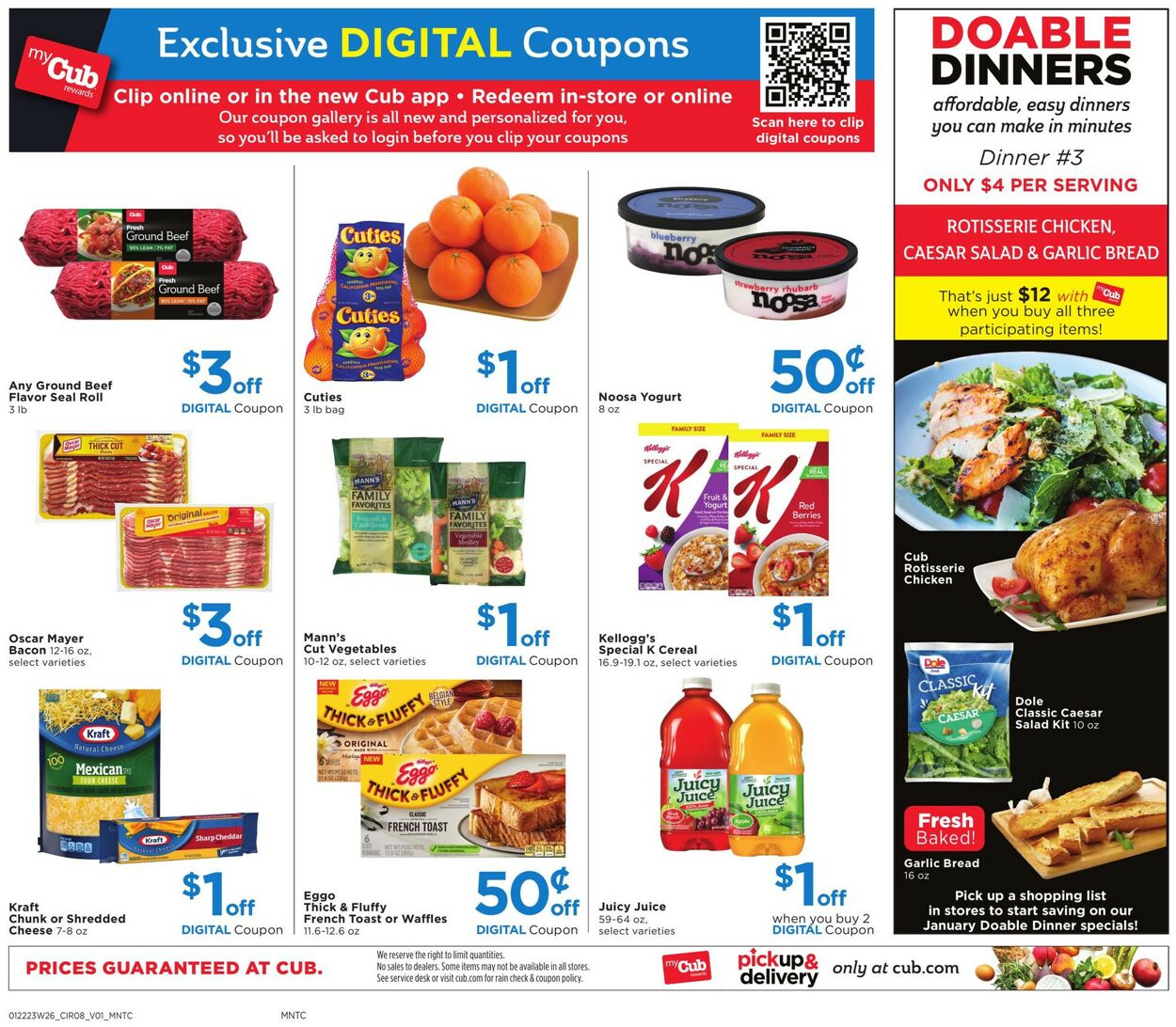 Cub Foods Ad from 01/22/2023