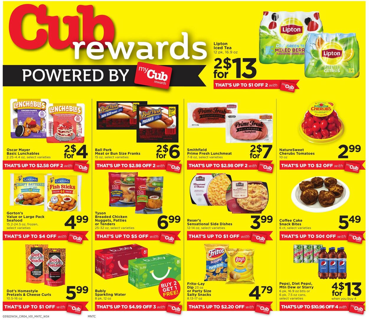 Cub Foods Ad from 03/19/2023