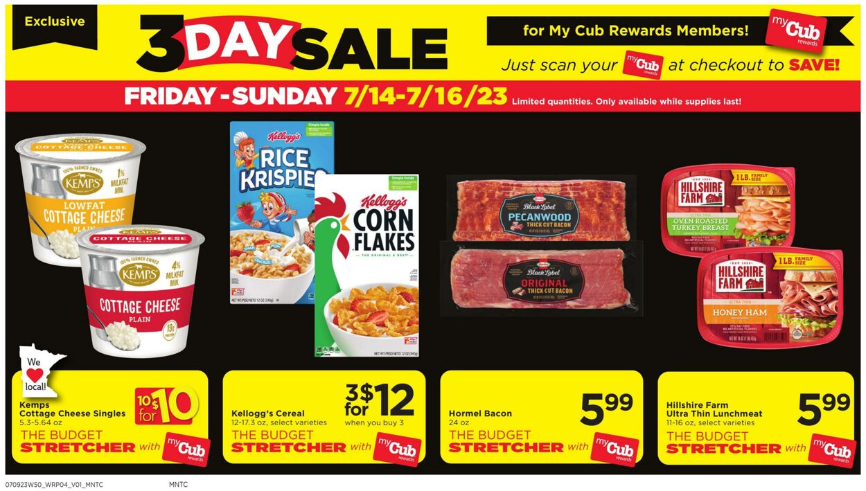 Cub Foods Ad from 07/09/2023