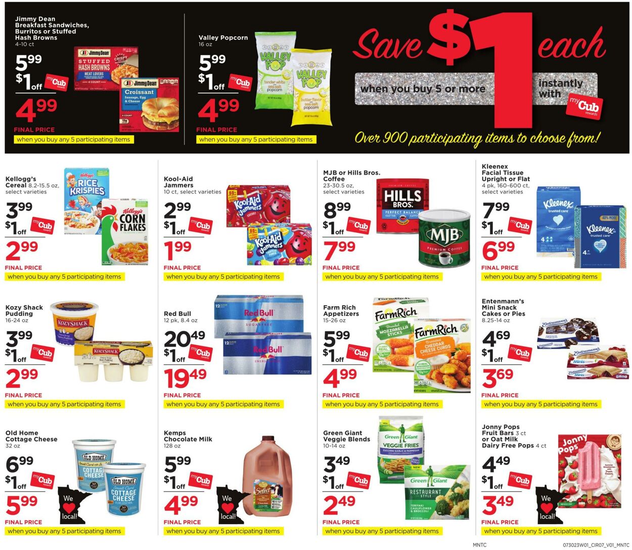 Cub Foods Ad from 07/30/2023