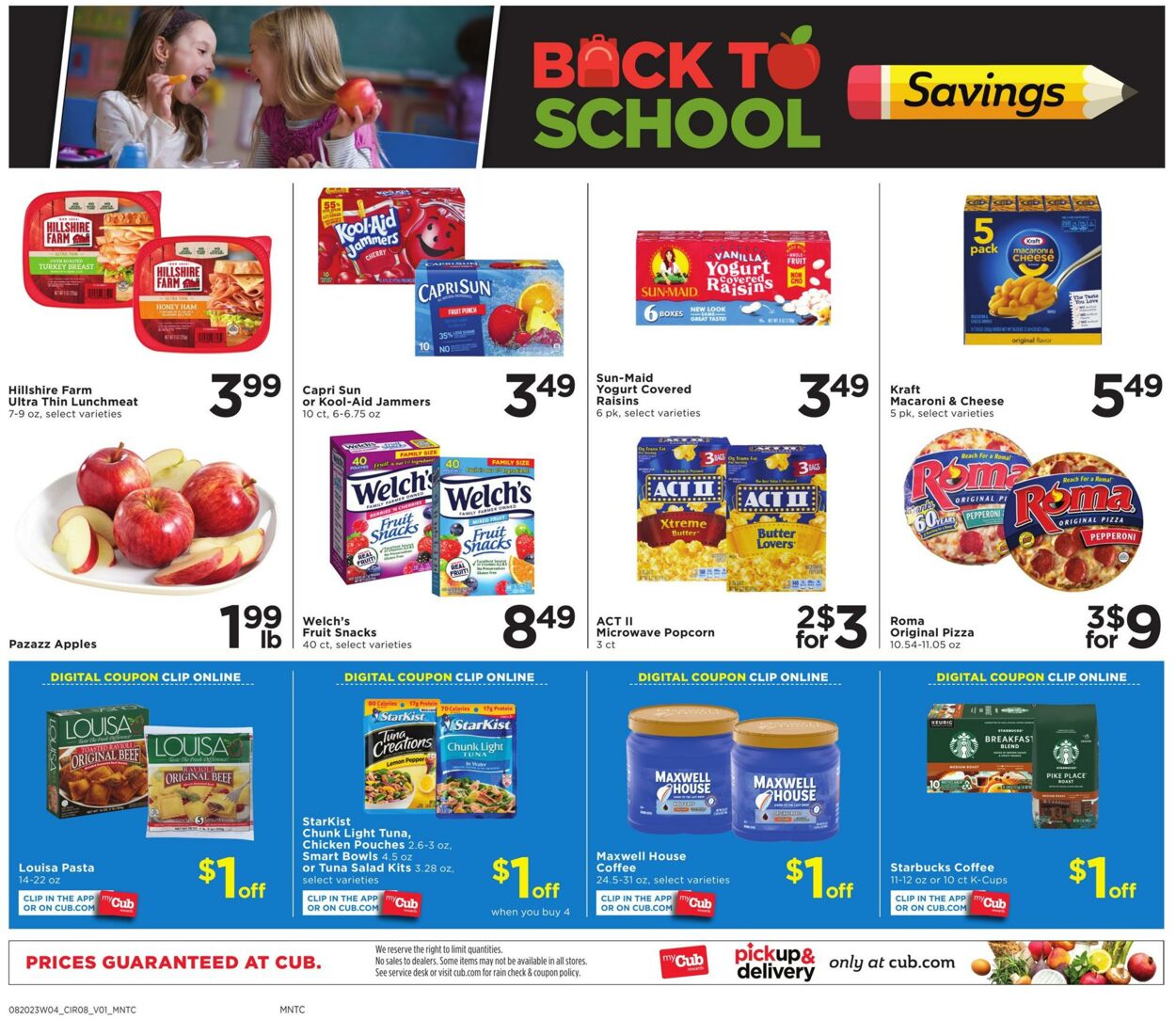 Cub Foods Ad from 08/20/2023