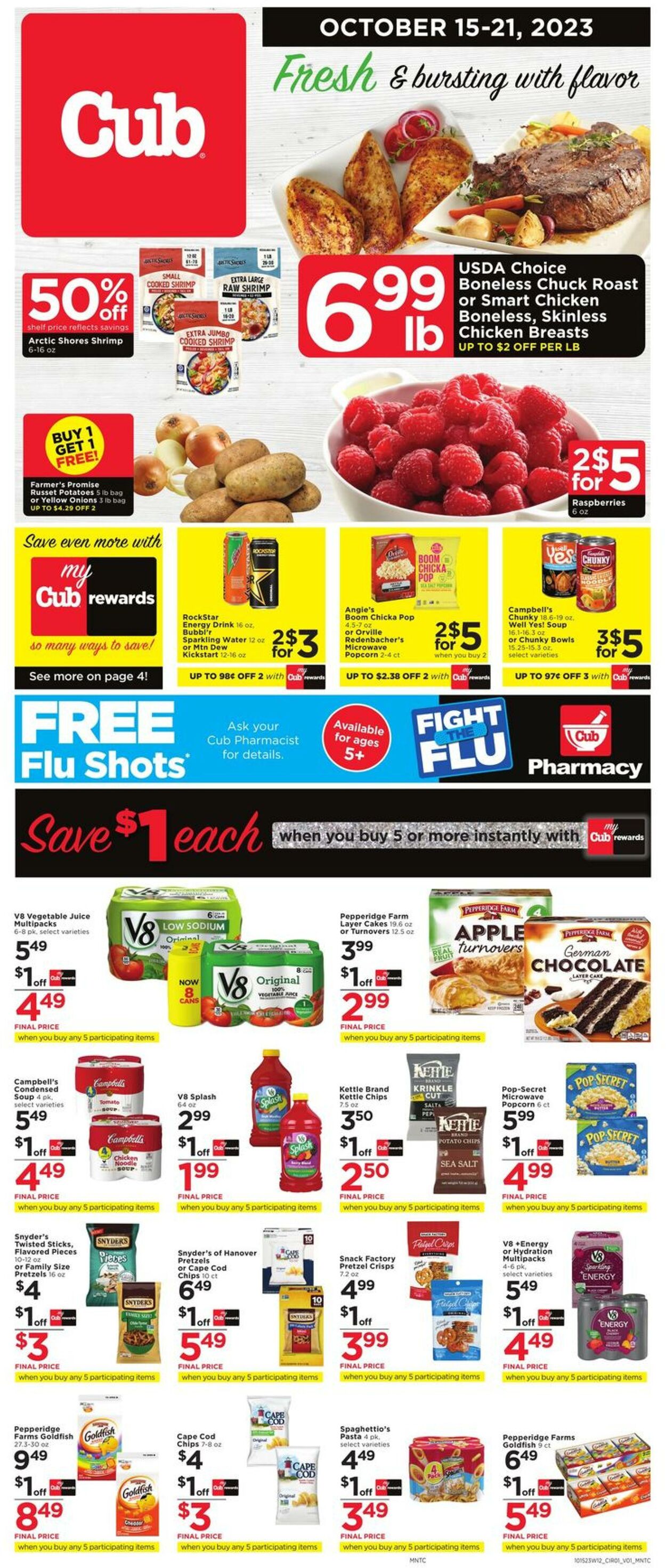 Cub Foods Ad from 10/15/2023