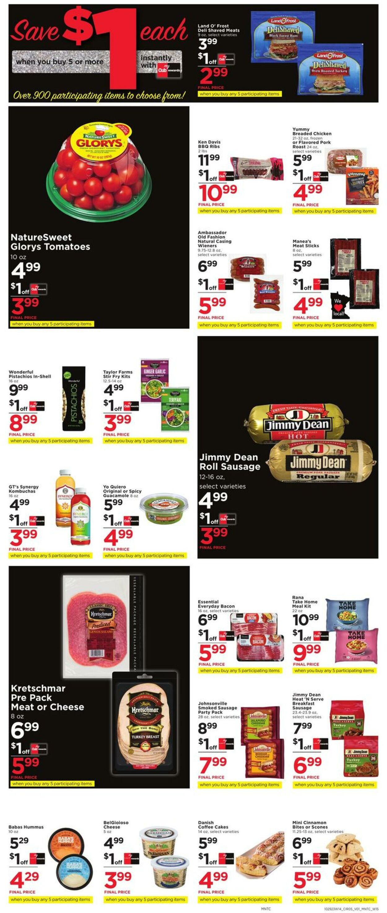 Cub Foods Ad from 11/05/2023