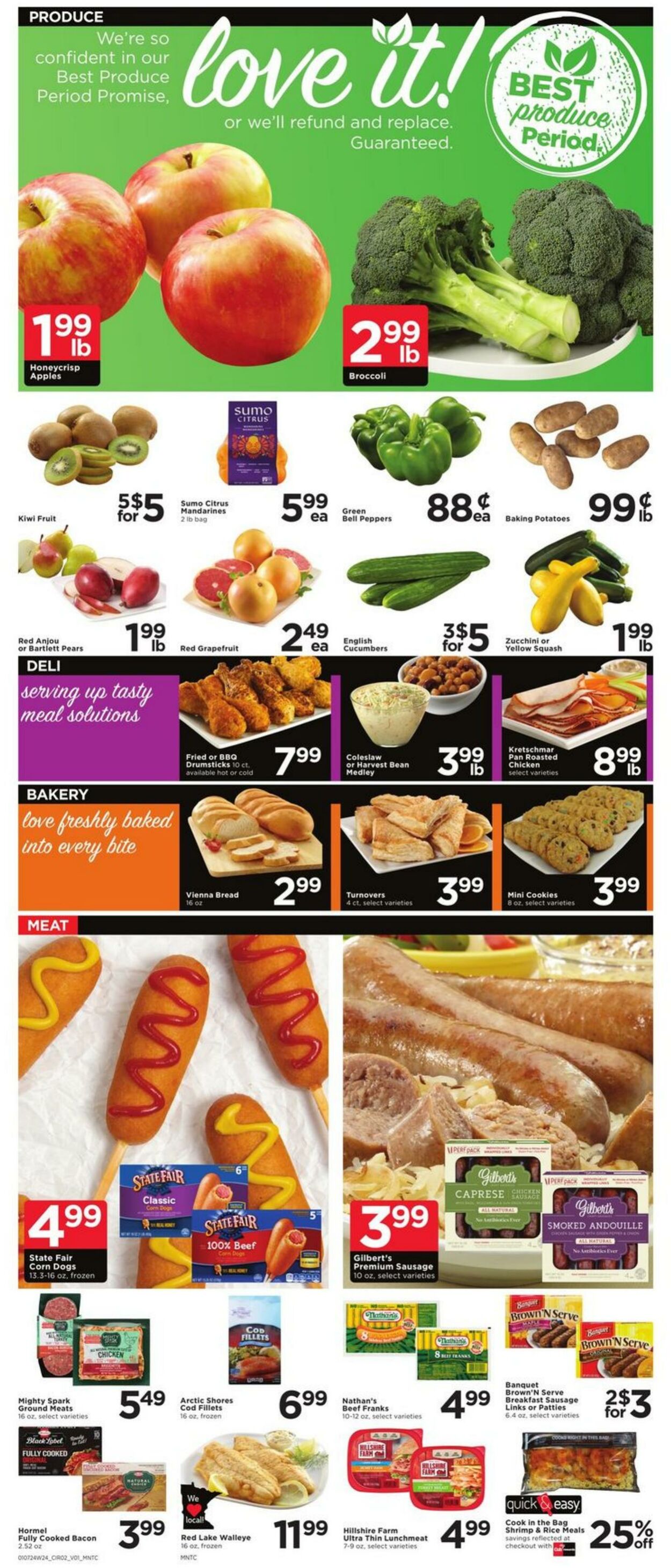 Cub Foods Ad from 01/07/2024