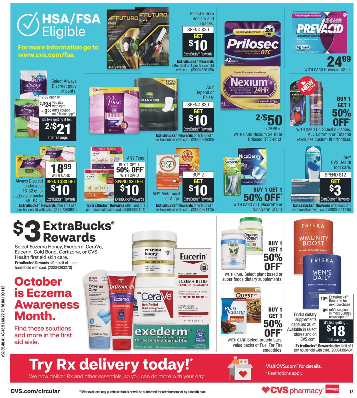 CVS Pharmacy Ad from 10/18/2020