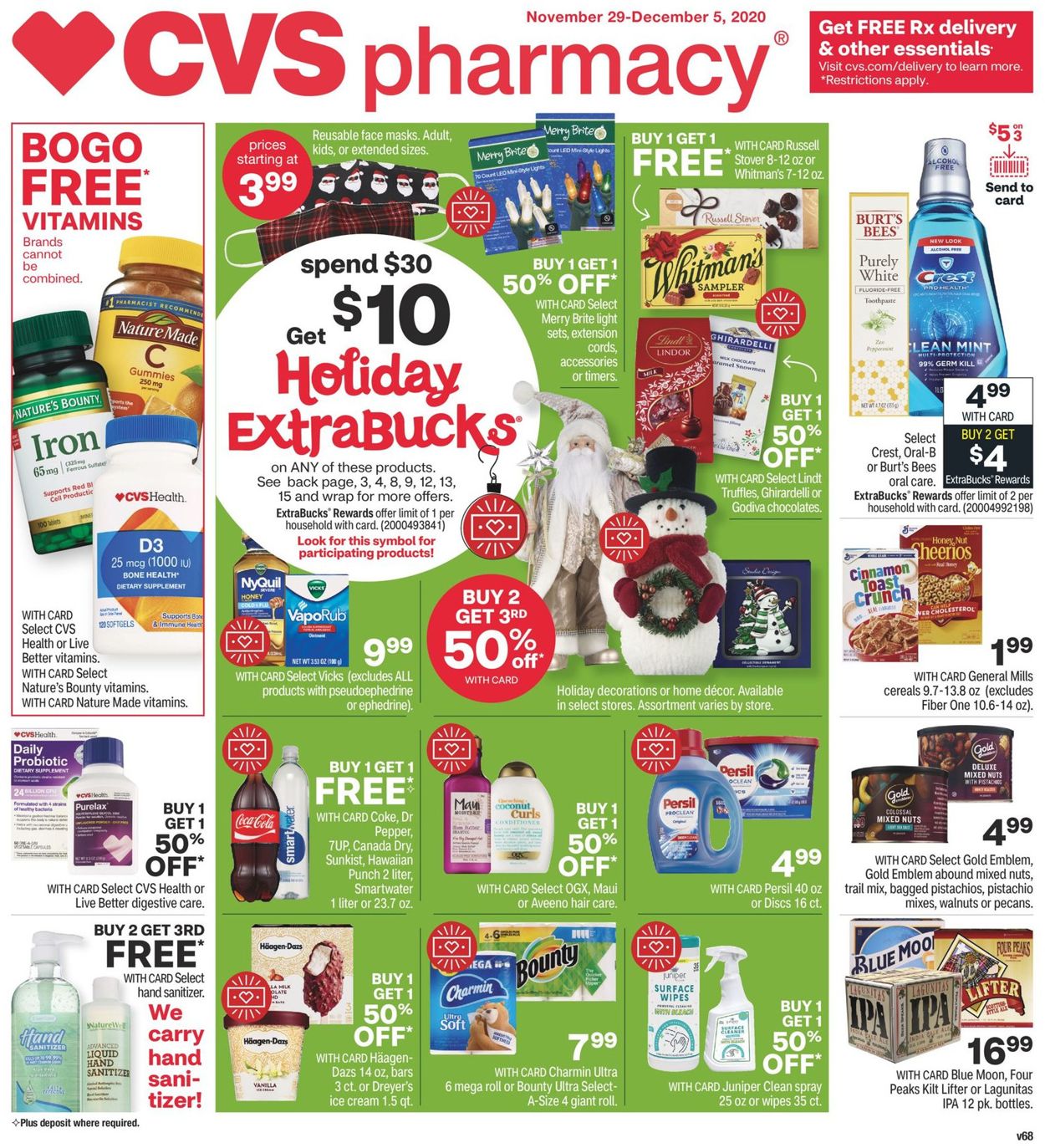 CVS Pharmacy Ad from 11/29/2020