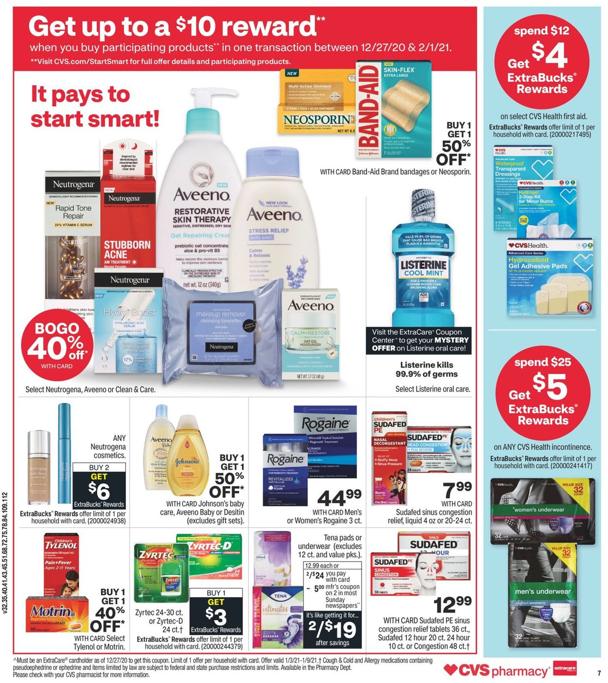 CVS Pharmacy Ad from 01/03/2021