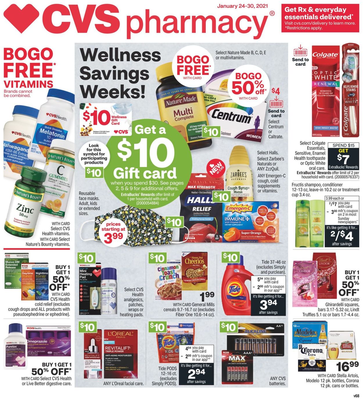 CVS Pharmacy Ad from 01/24/2021