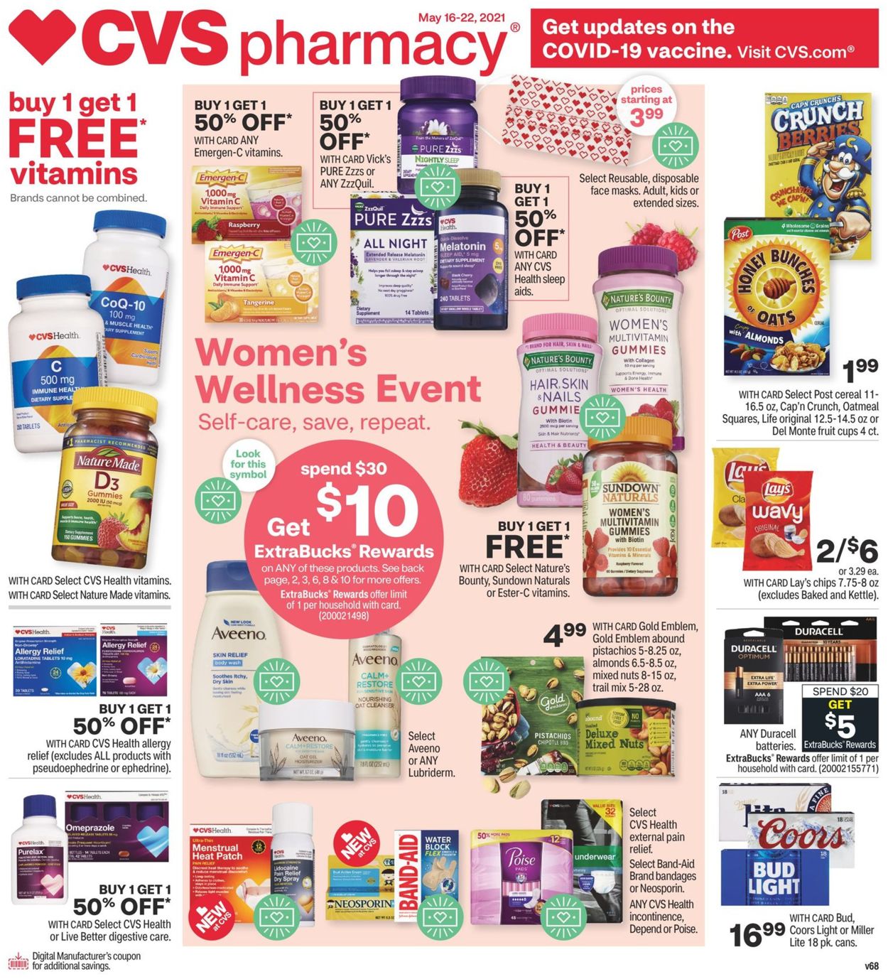CVS Pharmacy Ad from 05/16/2021