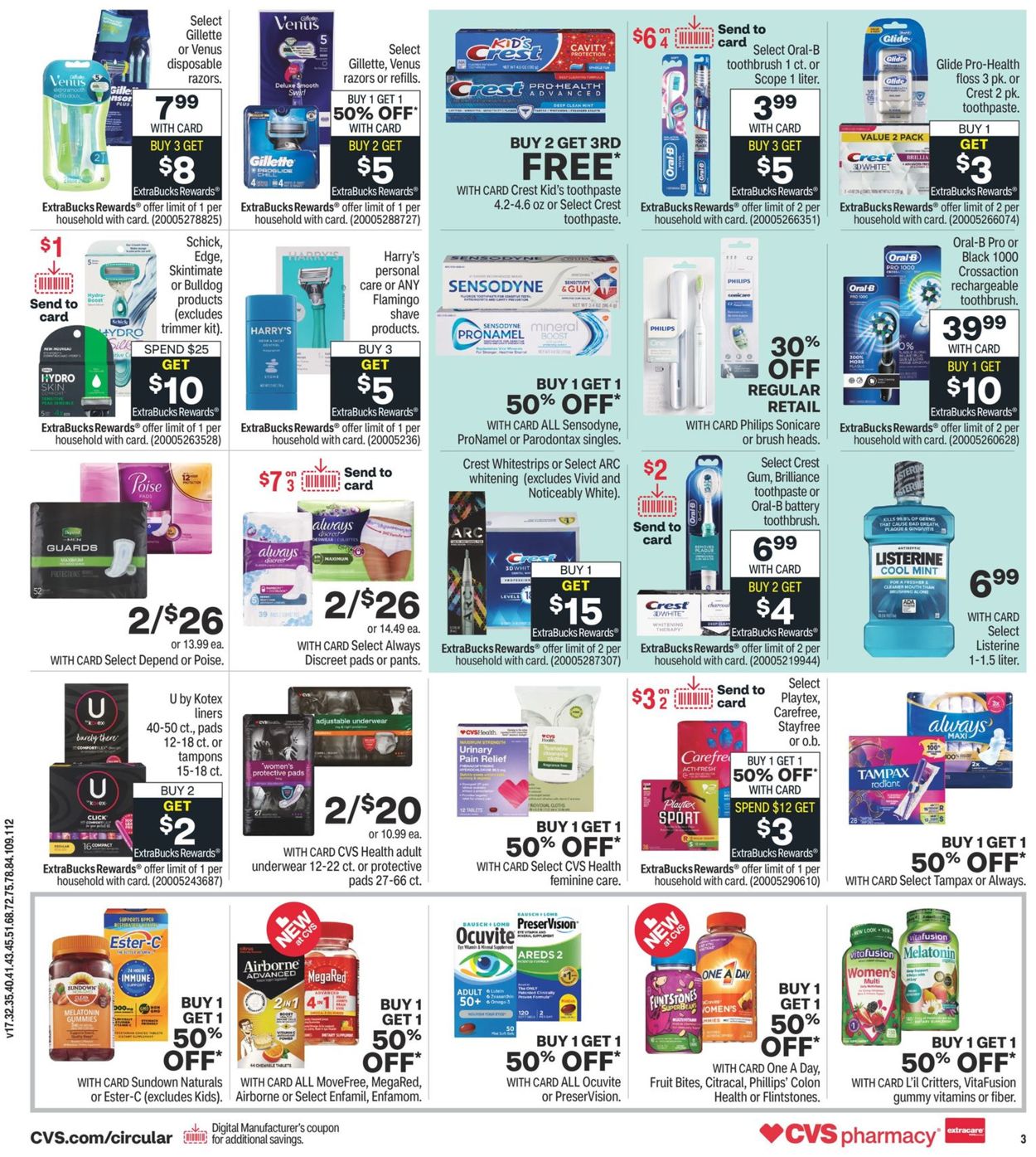 CVS Pharmacy Ad from 12/19/2021