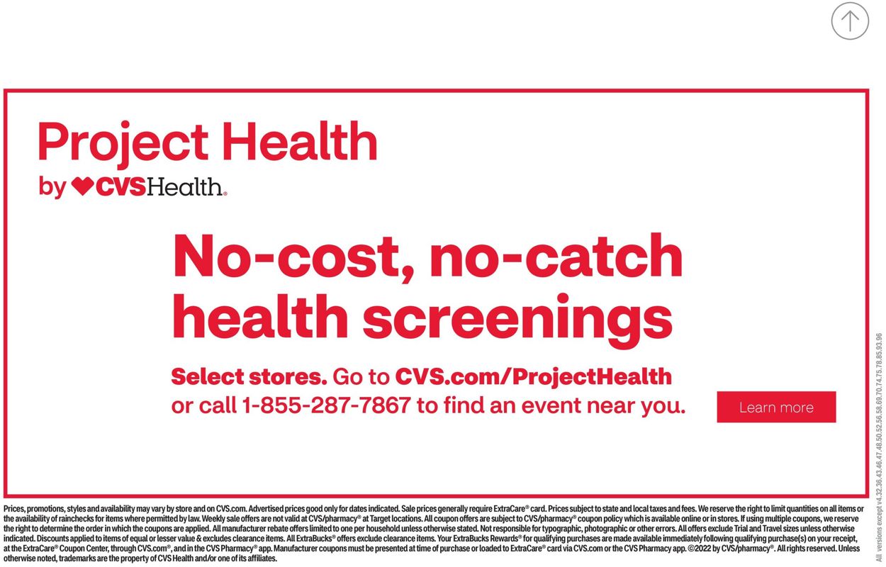 CVS Pharmacy Ad from 05/22/2022