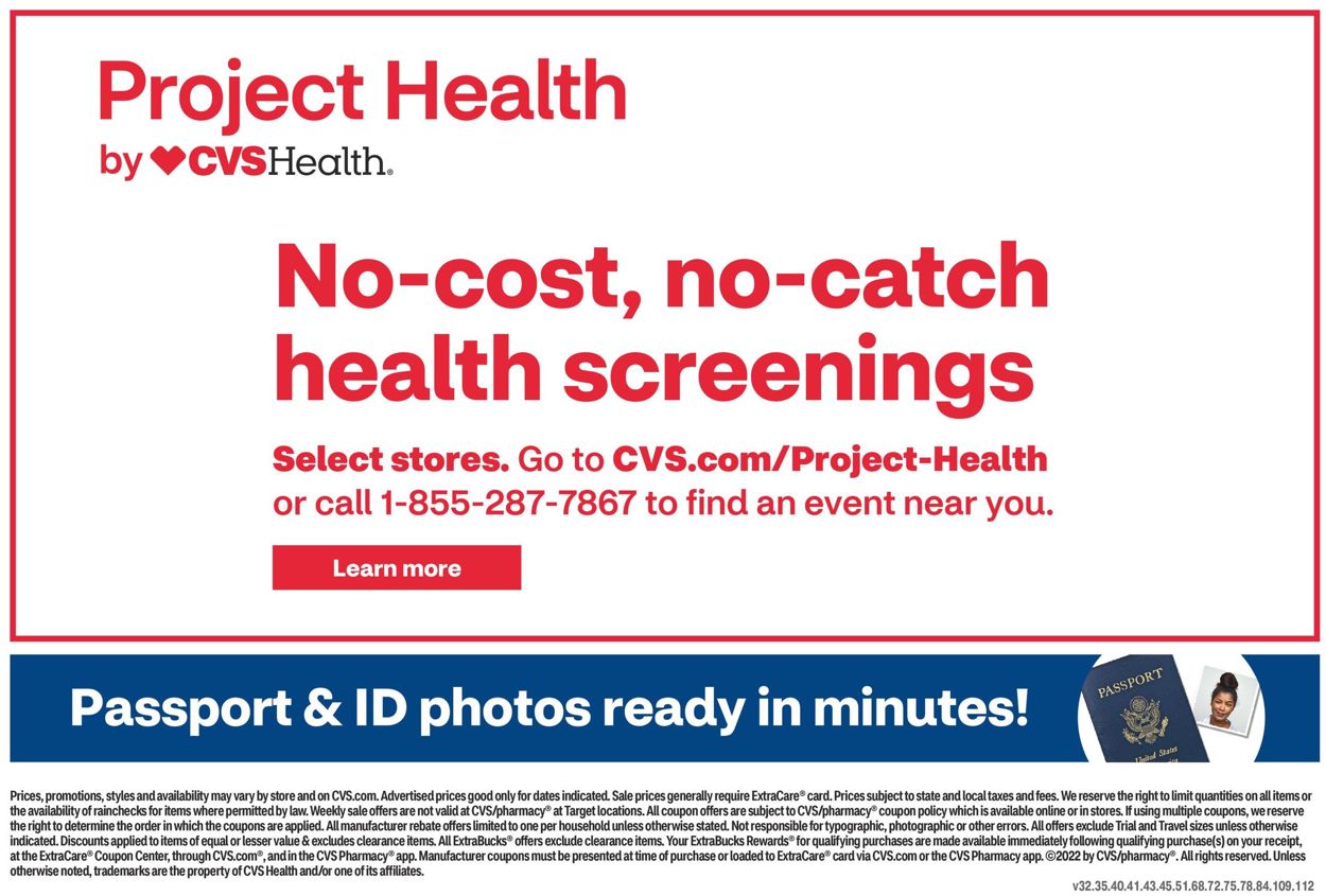 CVS Pharmacy Ad from 07/10/2022