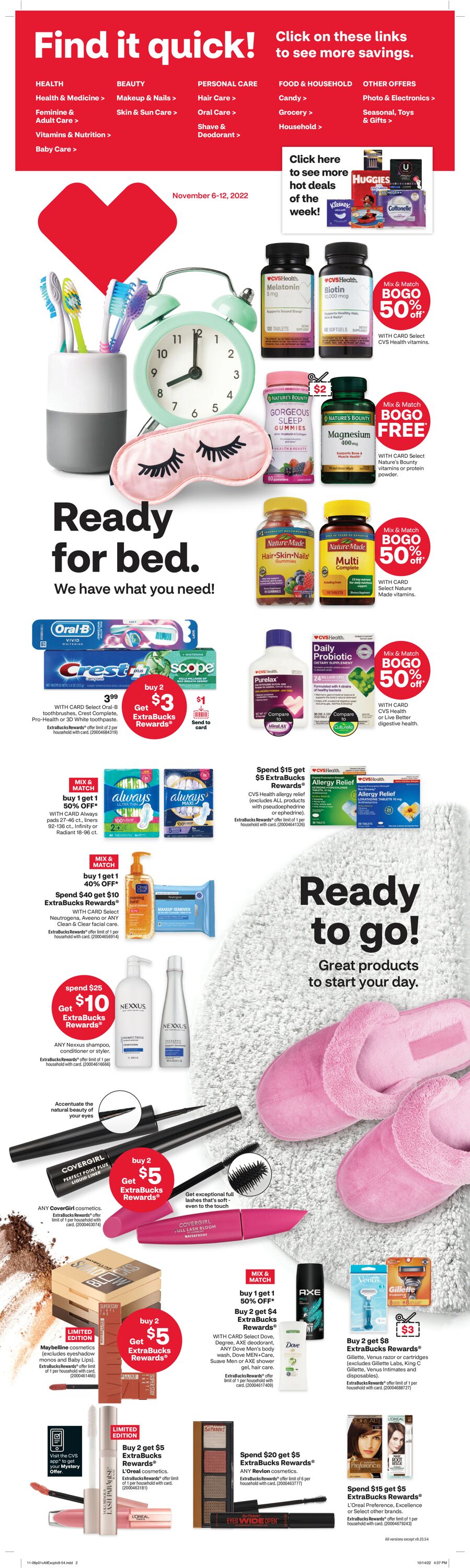CVS Pharmacy Ad from 11/06/2022