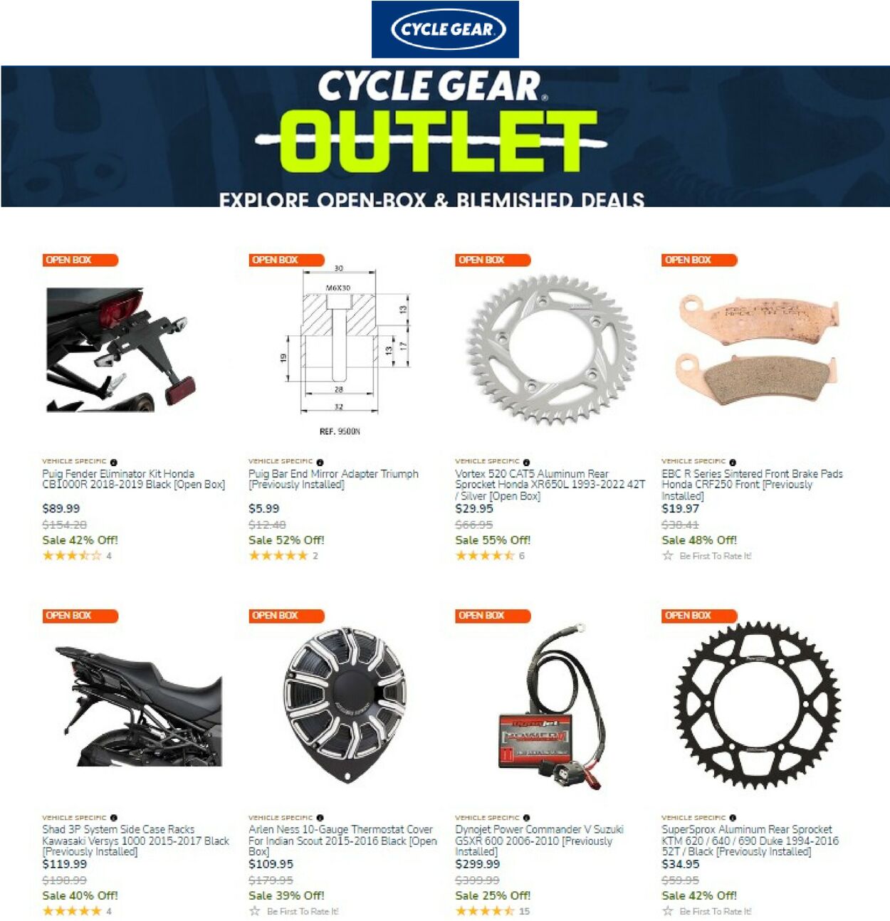 Cycle Gear Ad from 10/08/2022