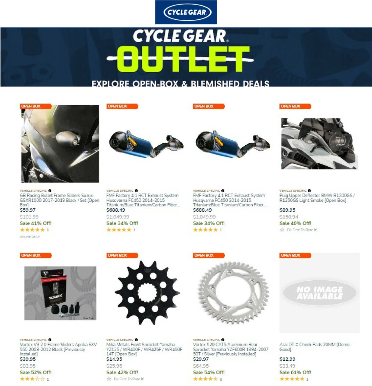 Cycle Gear Ad from 10/08/2022