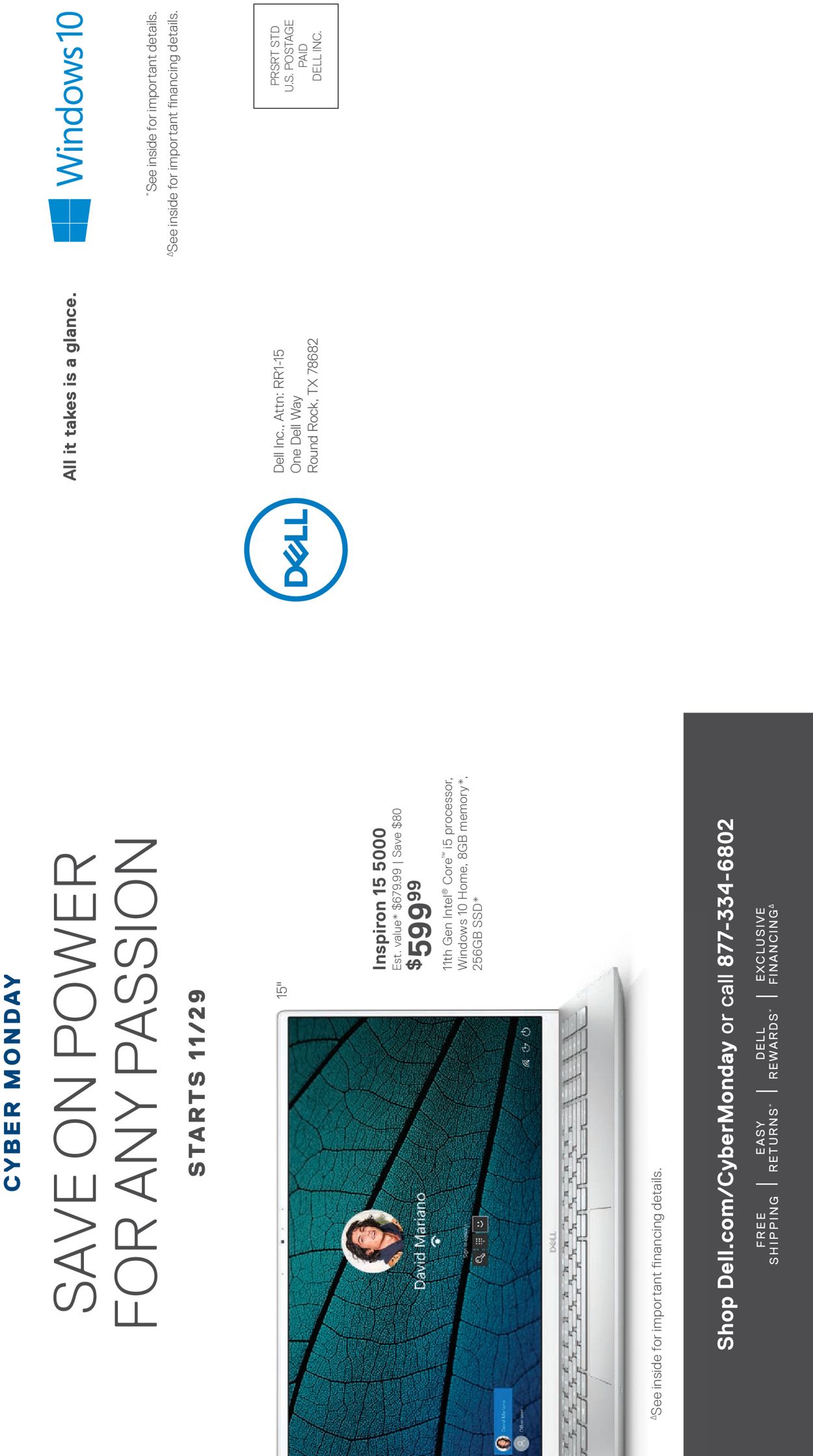 Dell Ad from 11/29/2020