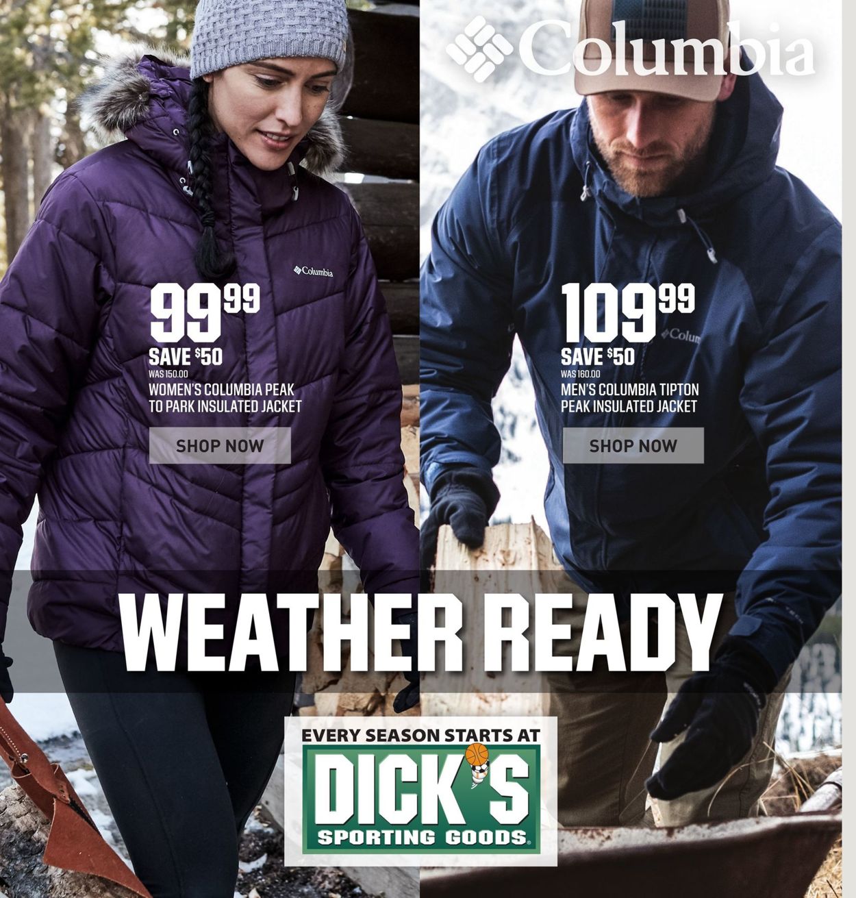 Dick's Ad from 10/13/2019