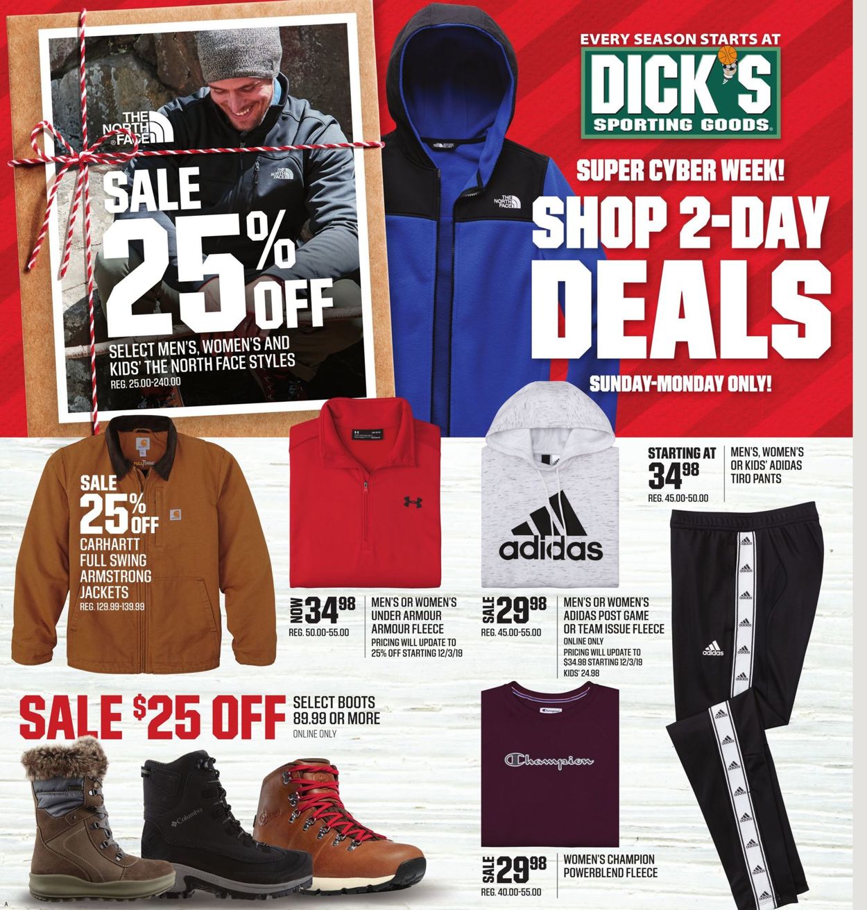 Dick's Ad from 12/01/2019
