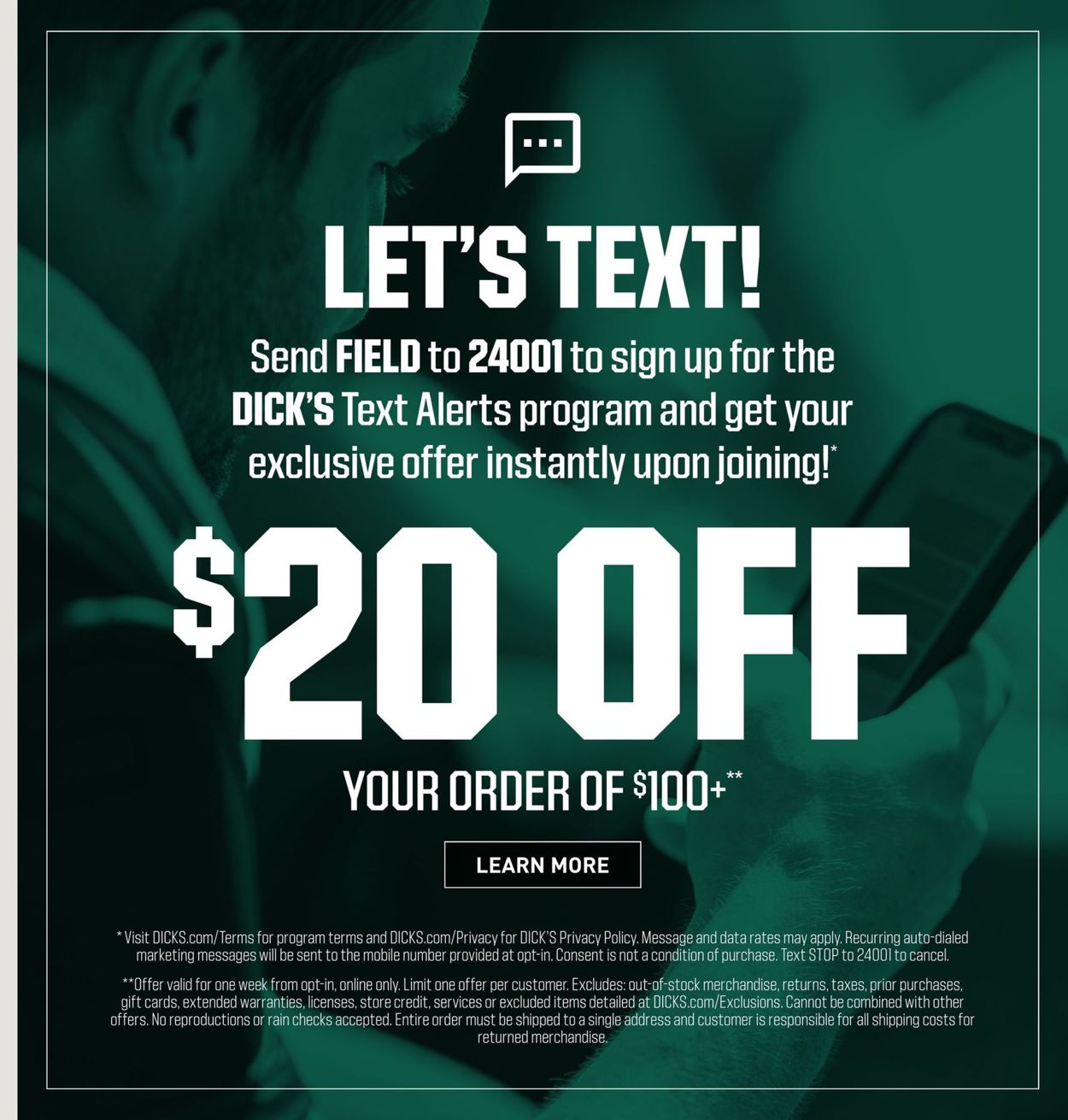 Dick's Ad from 12/01/2019