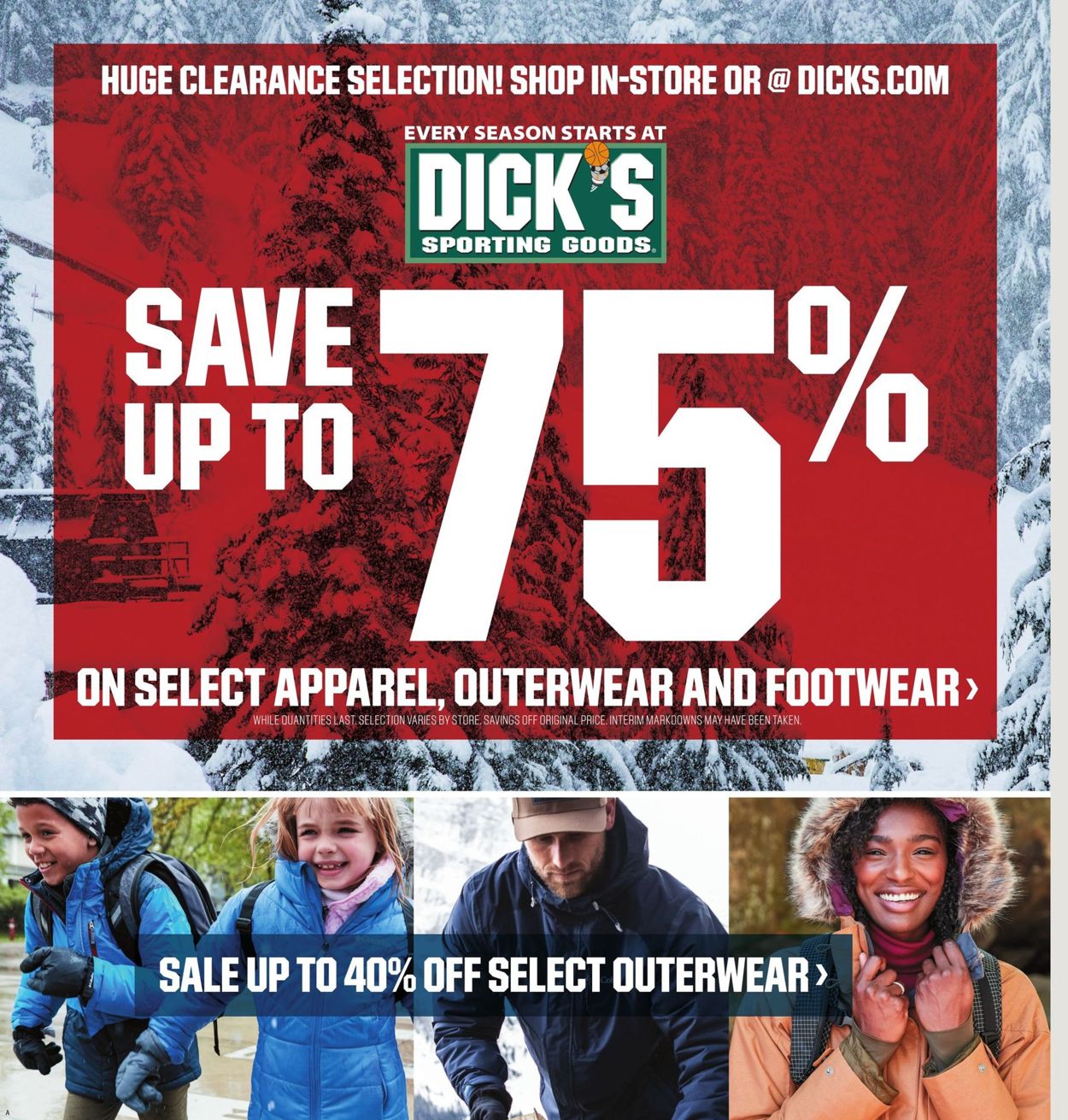 Dick's Ad from 01/19/2020
