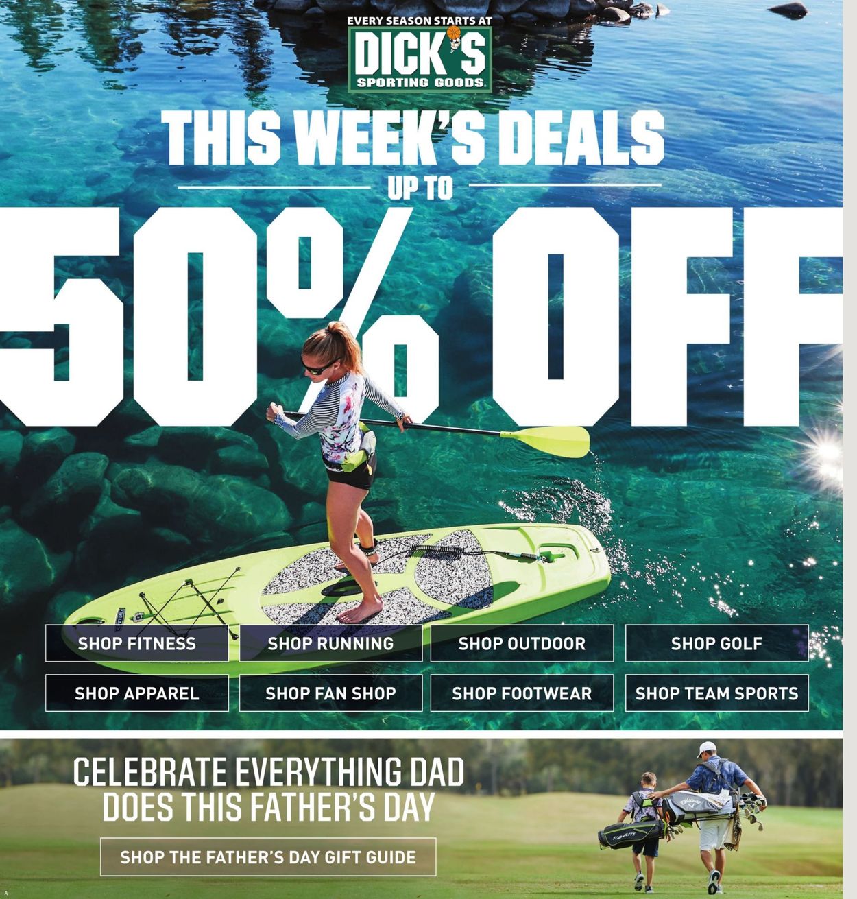 Dick's Ad from 05/31/2020