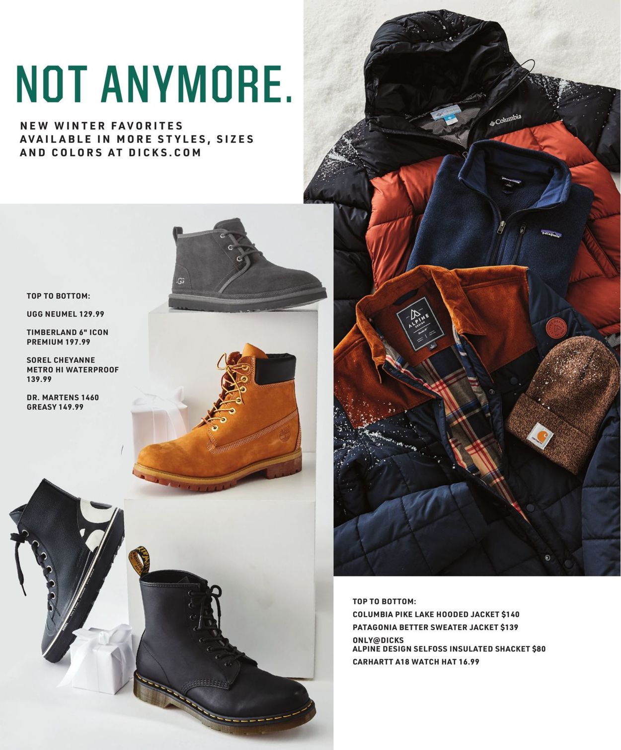 Dick's Ad from 11/30/2020