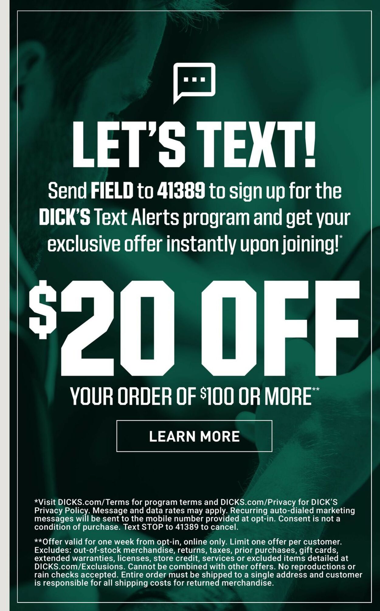 Dick's Ad from 10/09/2022
