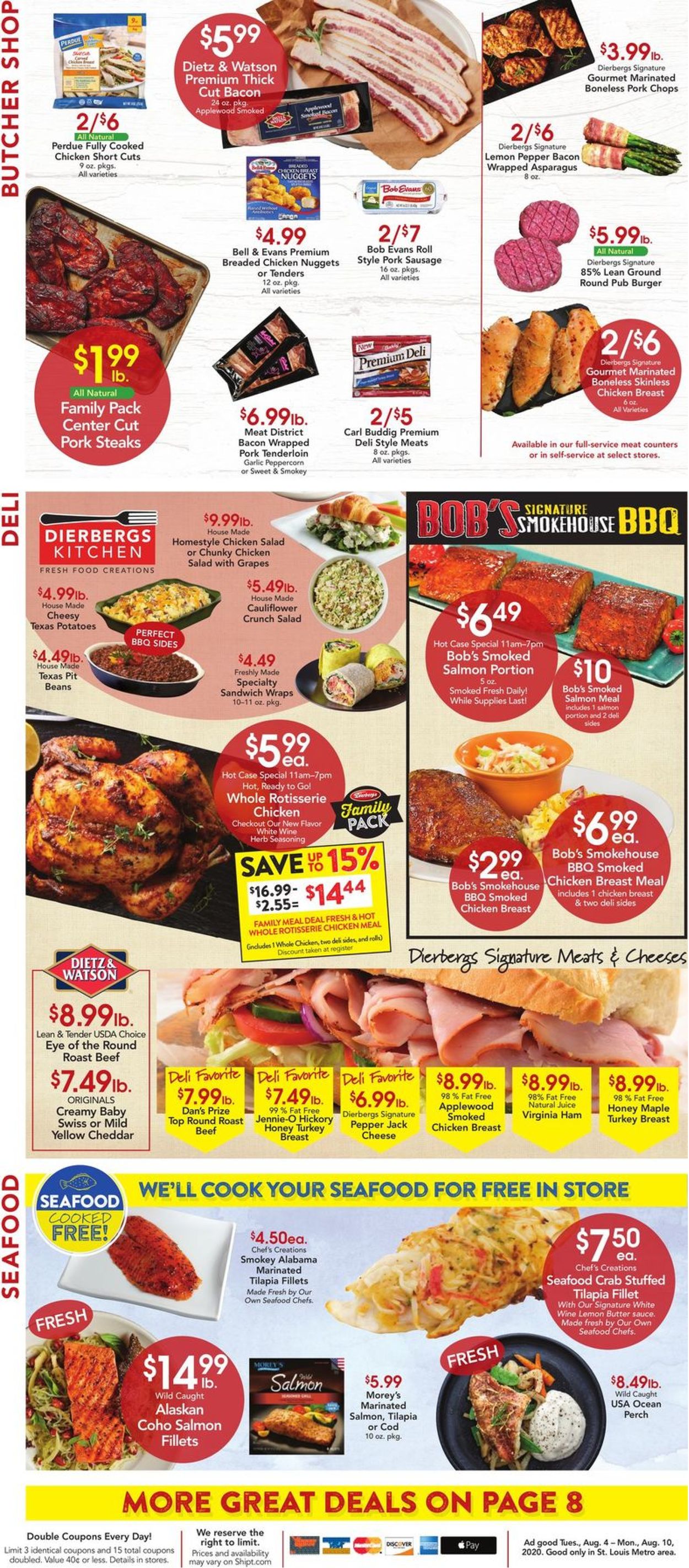 Dierbergs Ad from 08/04/2020
