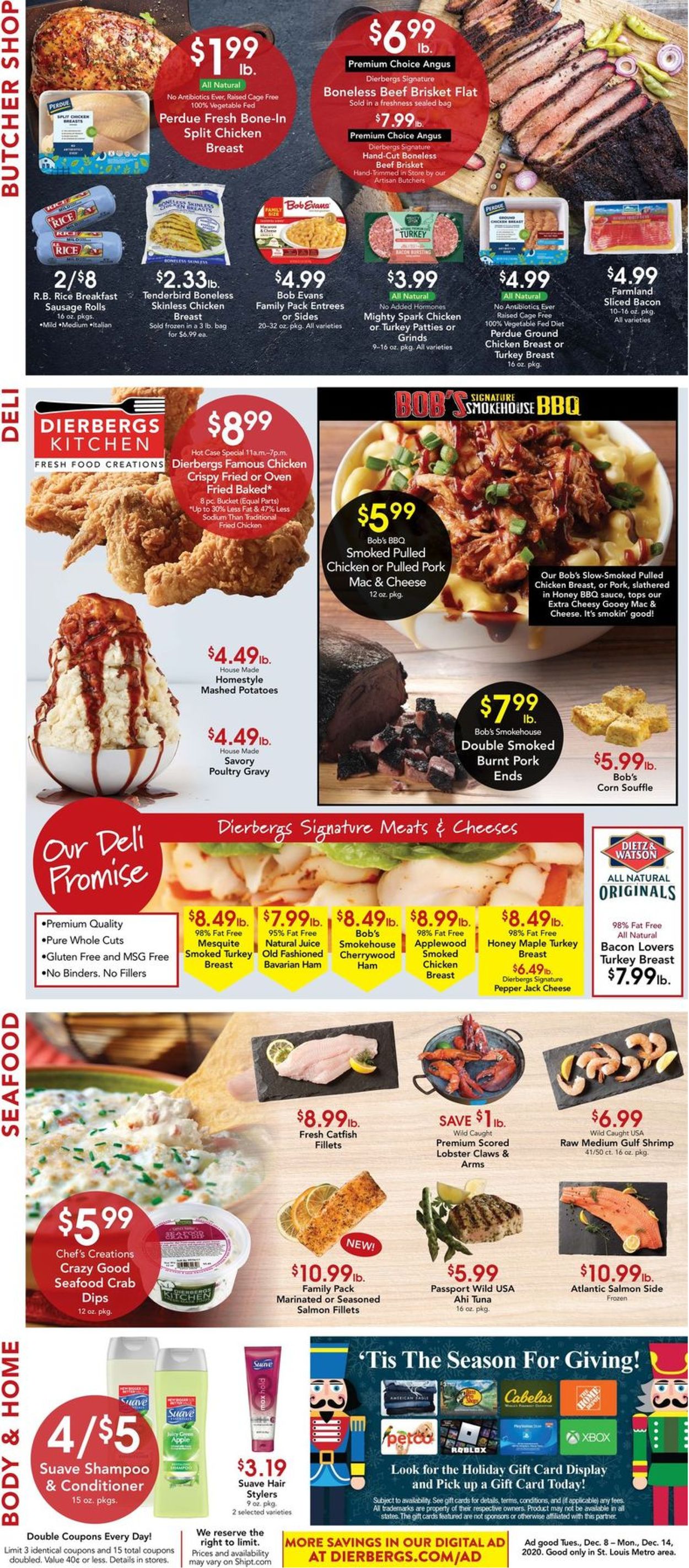 Dierbergs Ad from 12/08/2020