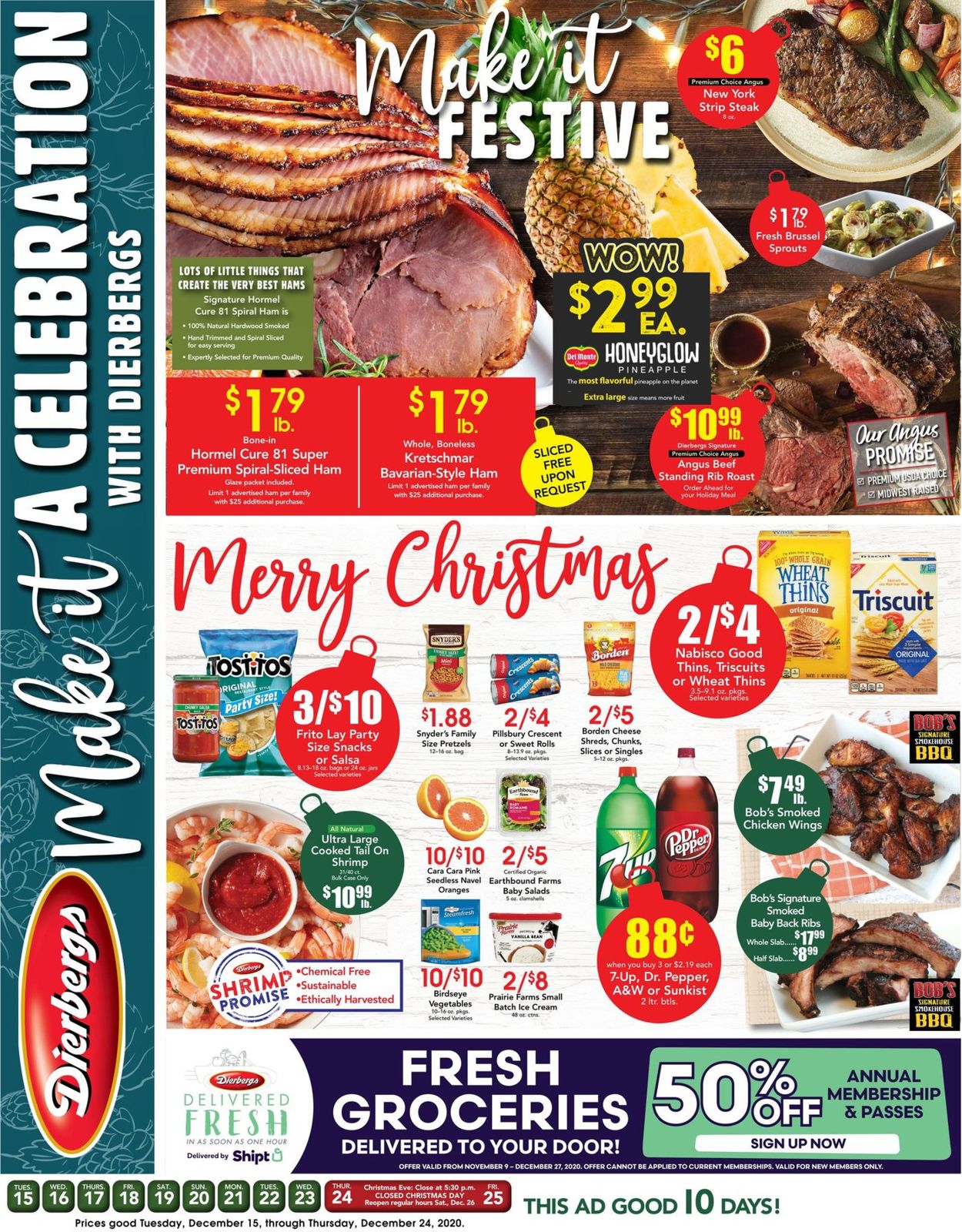 Dierbergs Christmas Ad 2020 Current weekly ad 12/15 12/24/2020